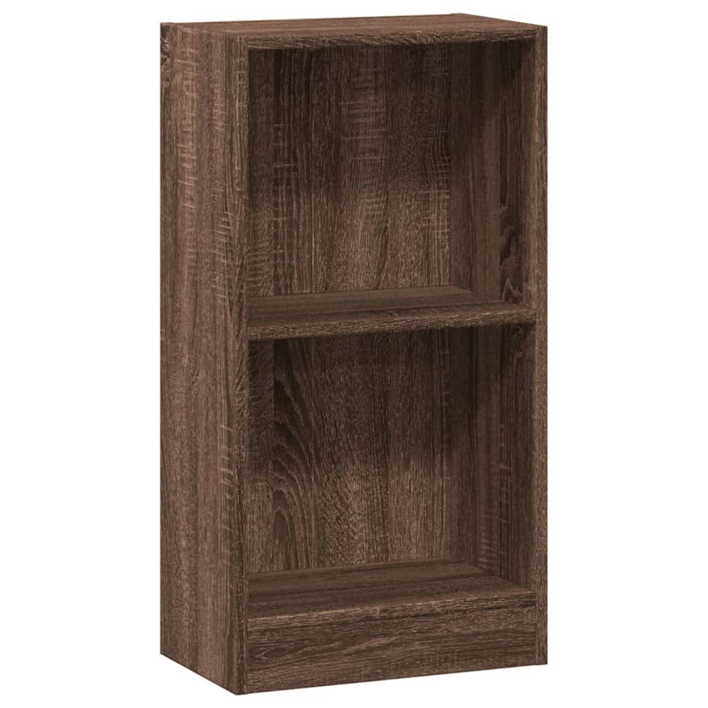 vidaXL Bücherregal Bücherregal Braun Eichen-Optik 40x24x76 cm Holzwerkstoff, 1-tlg.