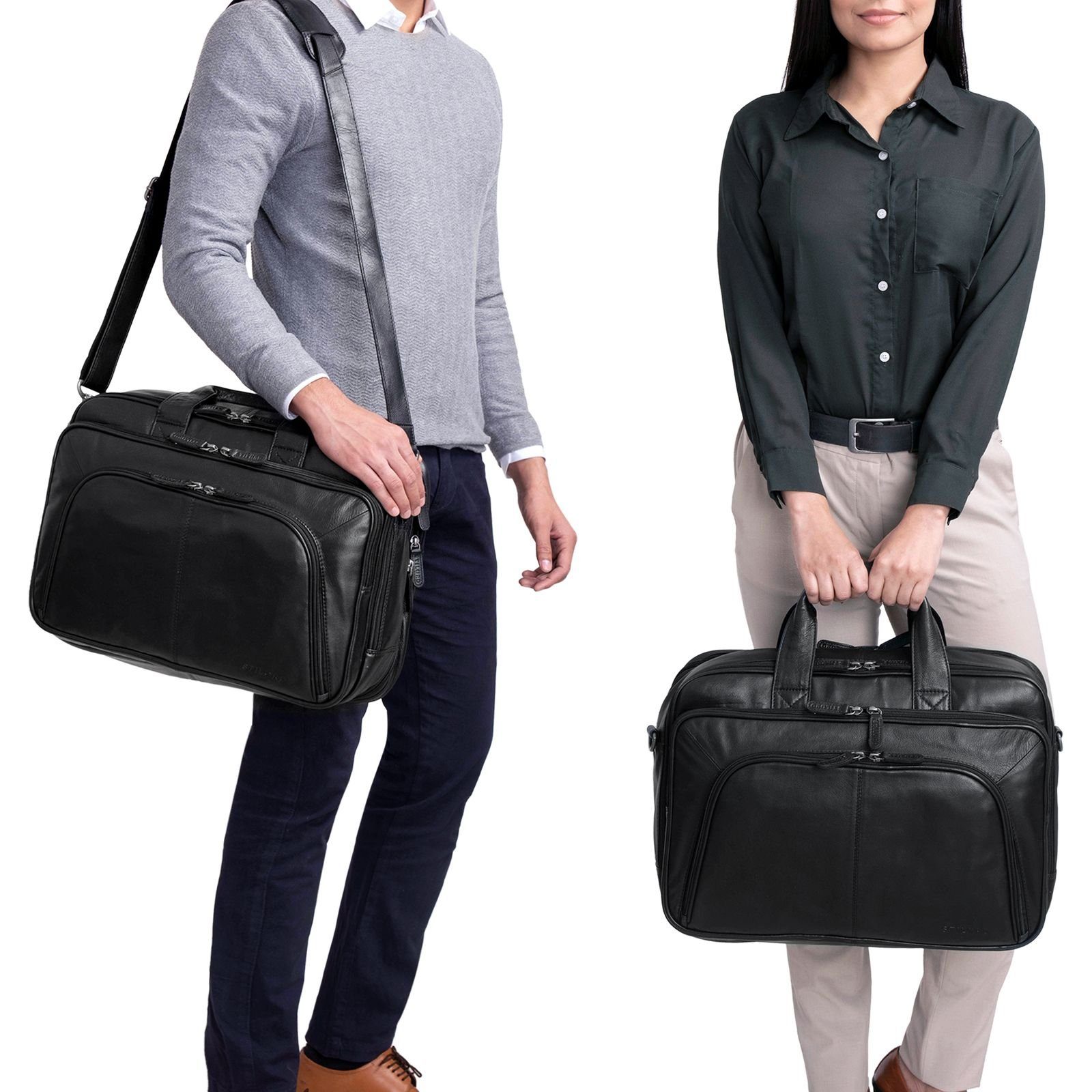 STILORD Aktentasche "Calisto" Extra Große Arbeitstasche günstig online kaufen