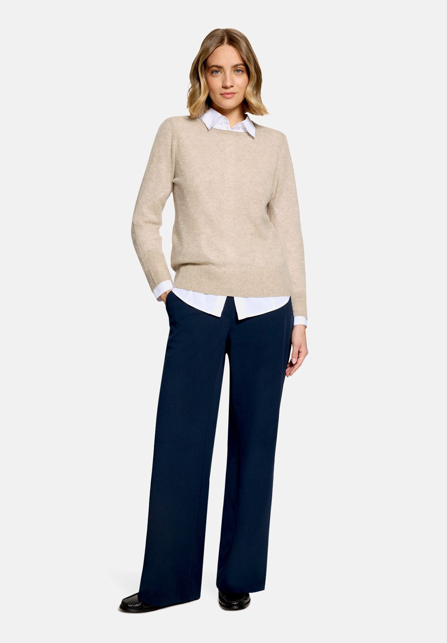 Betty Barclay Strickpullover Damen mit Rundhalsausschnitt (1-tlg) Strick