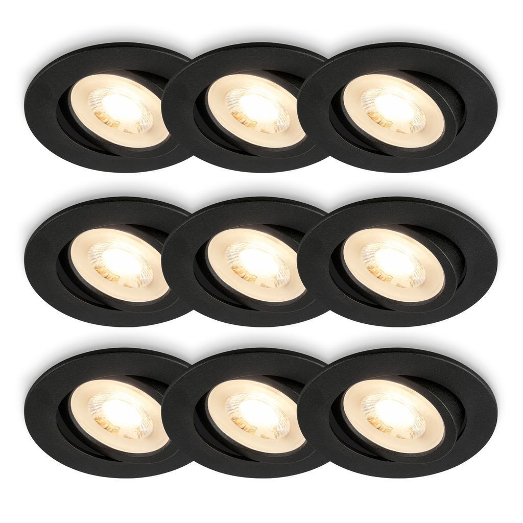 Briloner Leuchten Tischleuchte 7686065, LED wechselbar, 3000K - Warmweiß