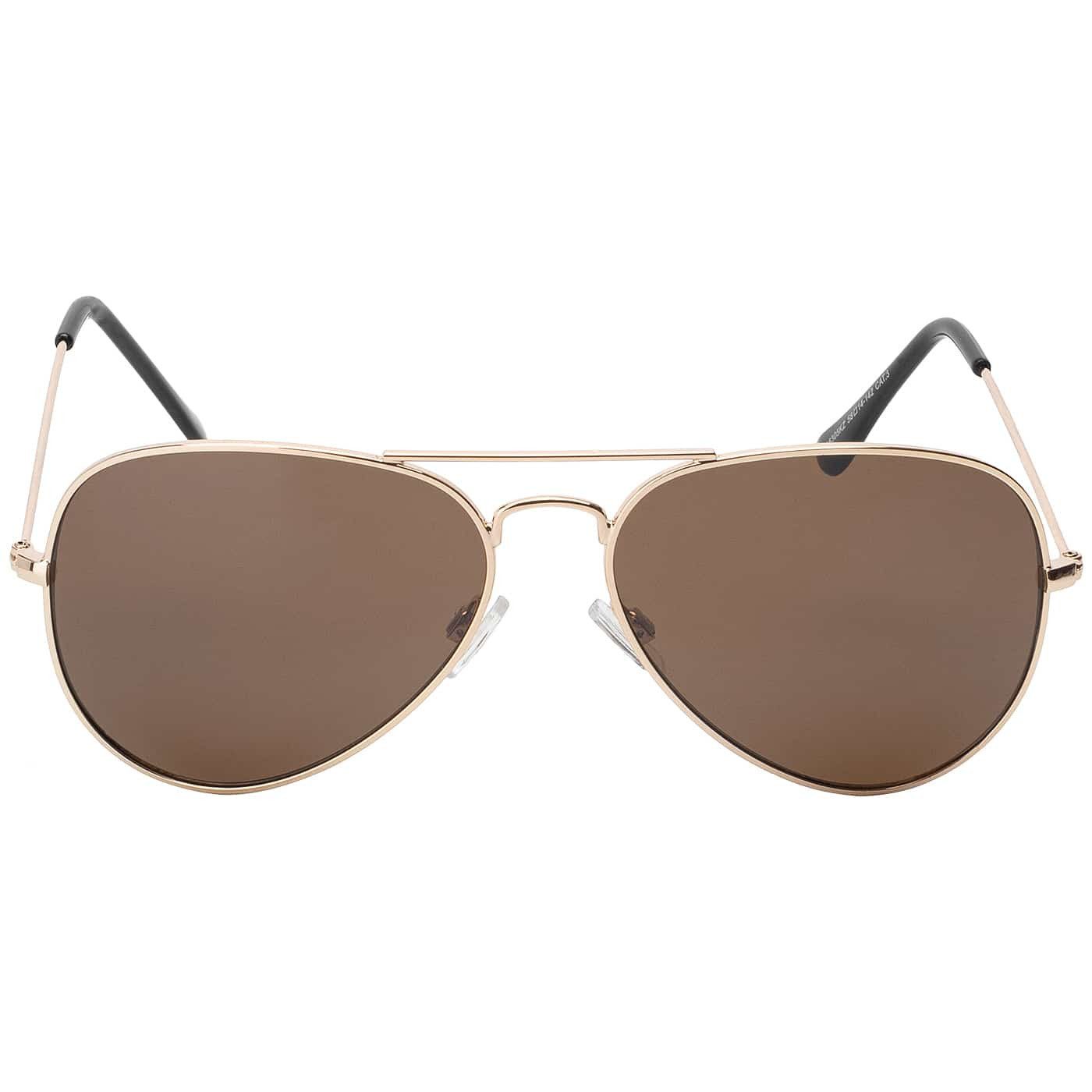 BEZLIT Eyewear Pilotenbrille Herren Piloten Sonnenbrille mit Metallrahmen (1-St) mit schwarzen Linsen