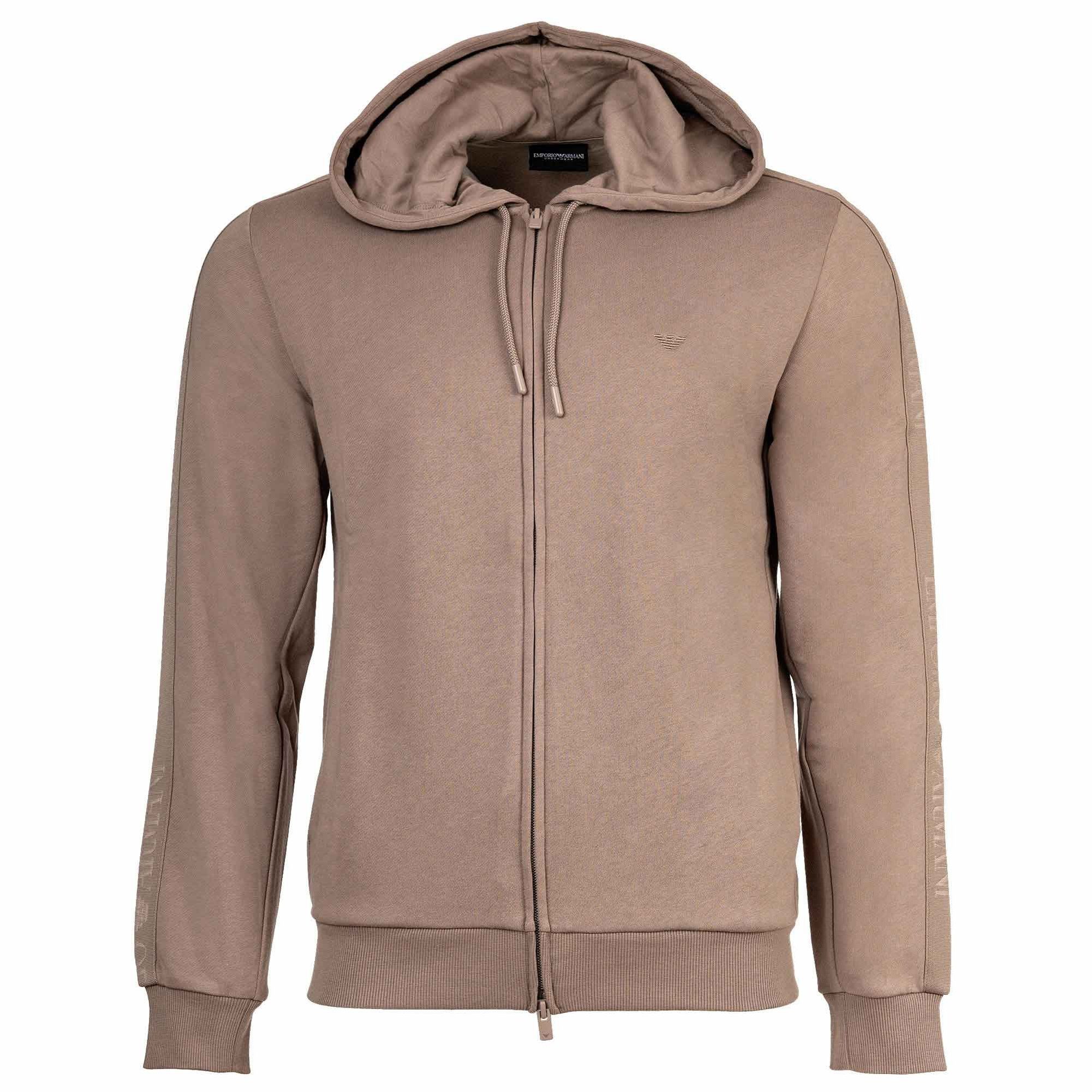 Emporio Armani Sweatshirt Herren Sweatjacke Baumwolle Basic Terry günstig online kaufen