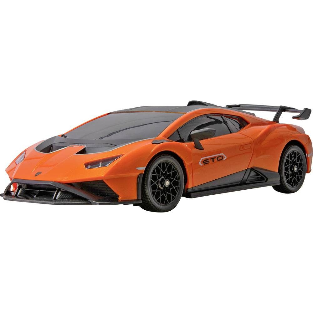 Amewi RC-Auto Lamborghini Huracan STO Drift Car Orange Brushed 1:18 RC Modellauto, inkl. Akku und Ladekabel, inkl. Batterien, Spar-Set