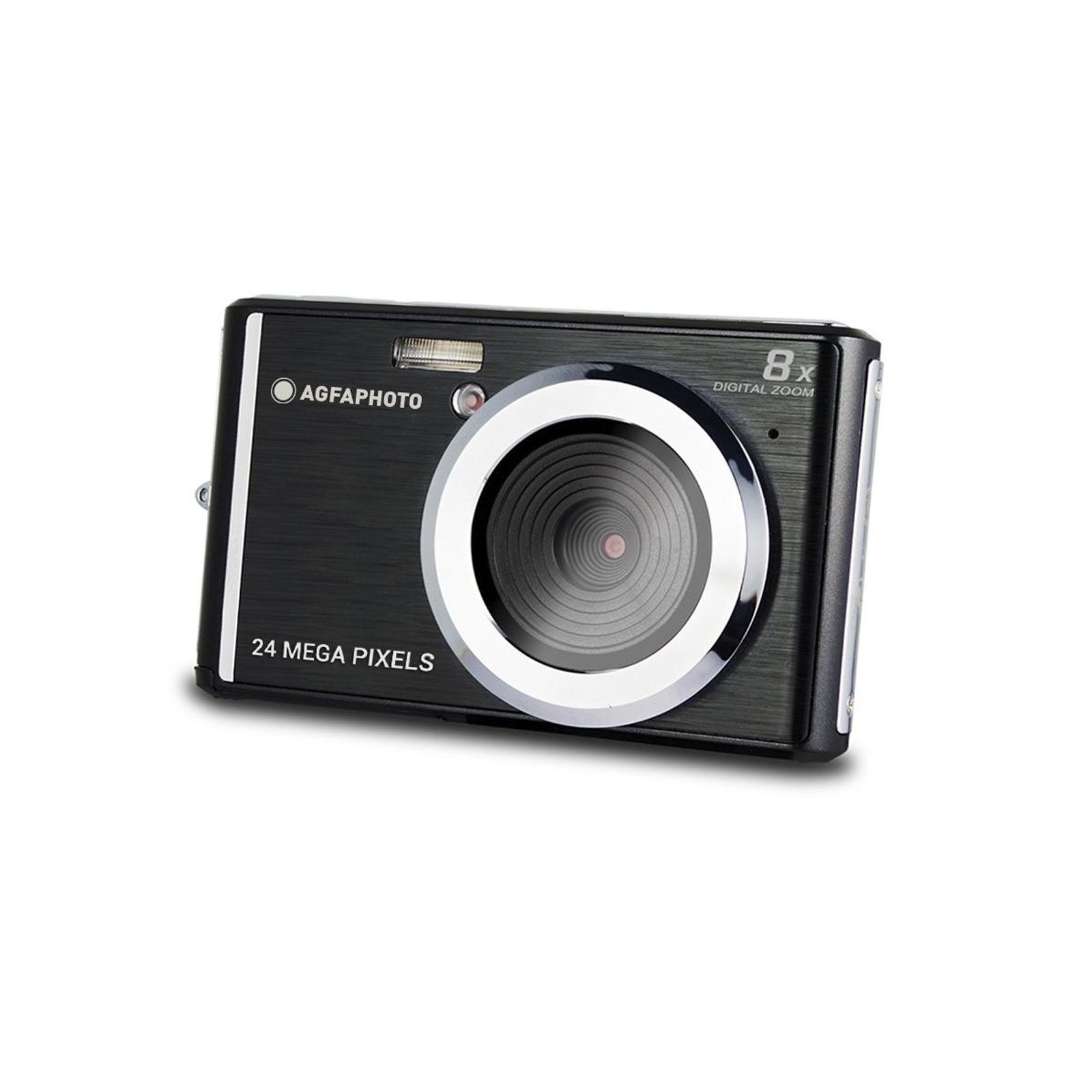 AGFA DC5500 Kompaktkamera (Stoßfest bis zu 1,2 m, 720p High-Definition-Videoaufnahme) Schwarz
