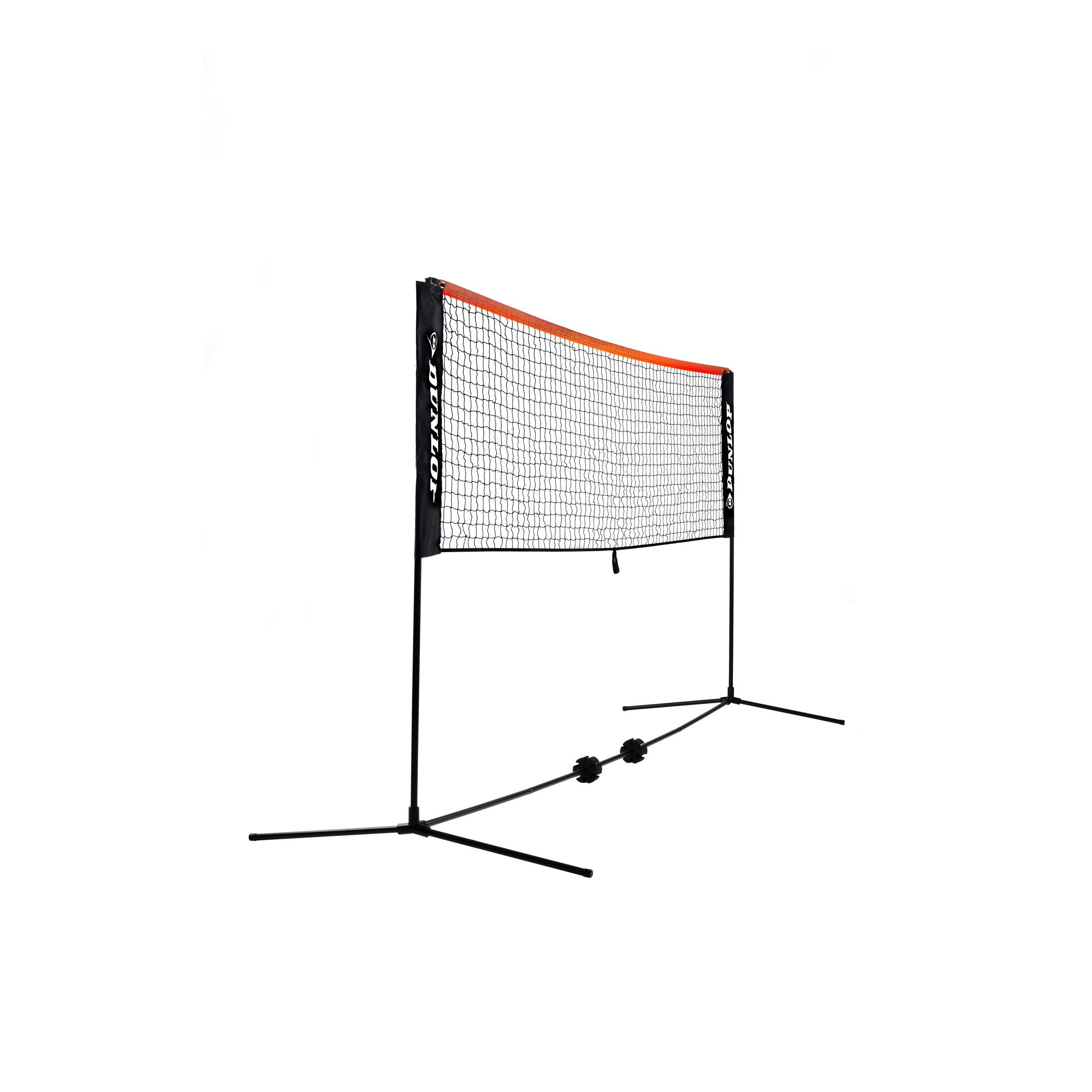 Dunlop Tennisnetz Kleinfeldnetz 3m (Netz + Gestänge)