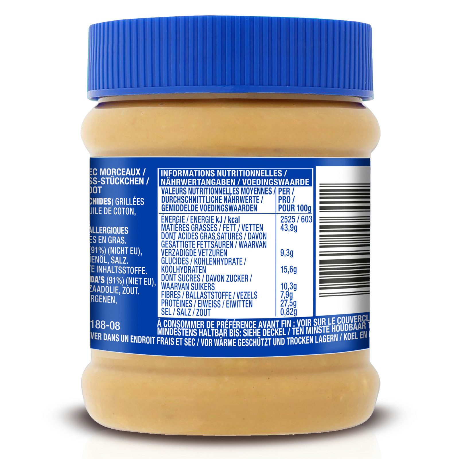 Skippy Nussaufstrich Erdnussbutter "Super-Chunk" Peanut Butter Crunchy, ohne Palmöl