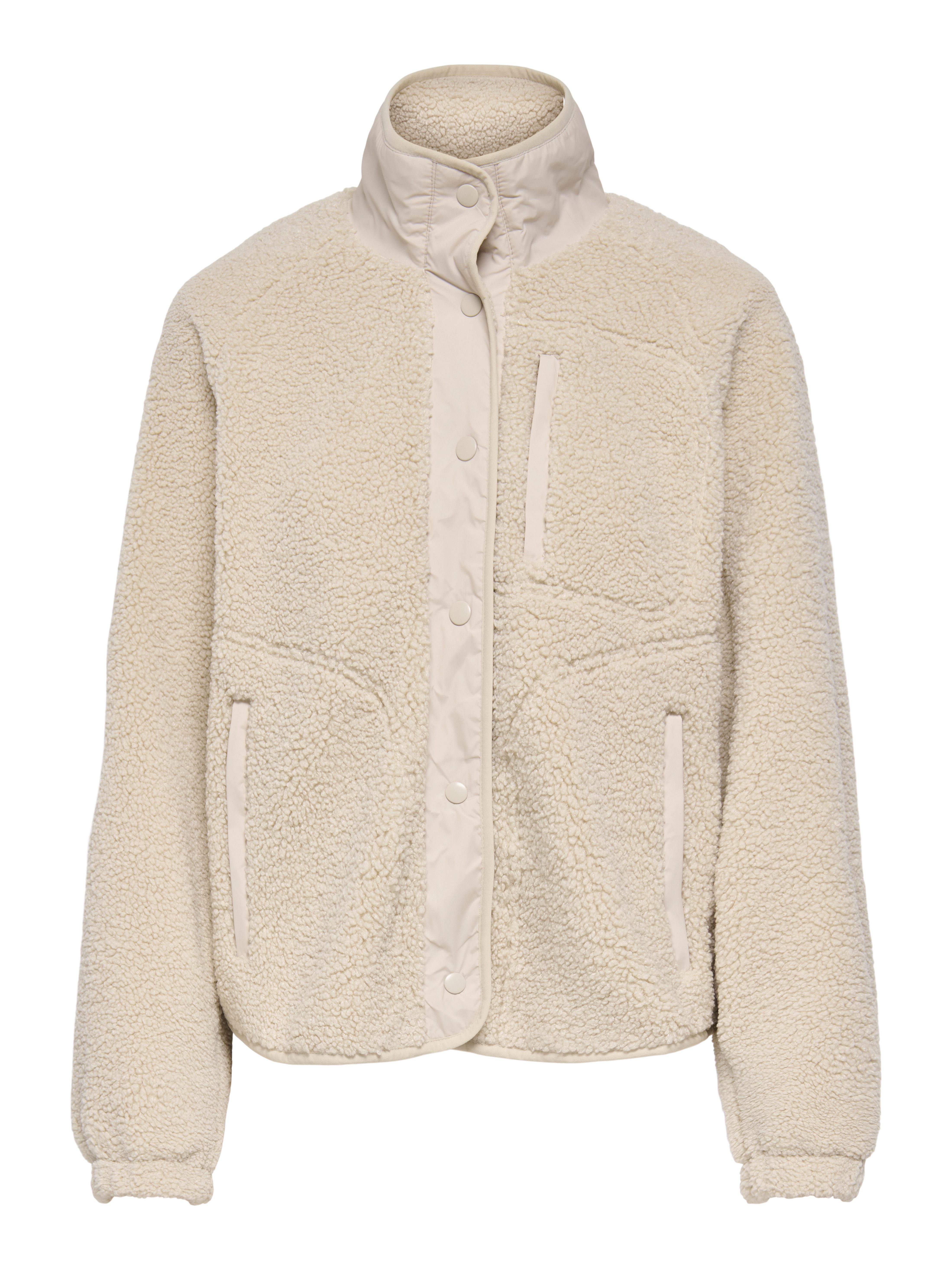 ONLY Plüschjacke ONLCARMEN TEDDY JACKET OTW Kunstfaser