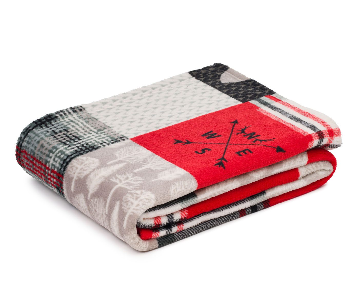 Wohndecke Winterkuscheldeckedecke mit weihnachtlichen/ winterlichen Motiven günstig online kaufen