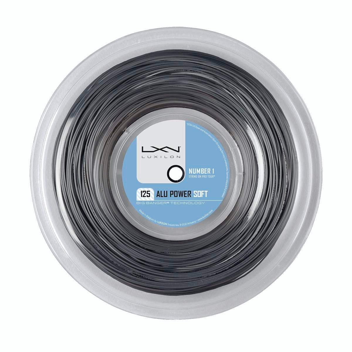 Tennissaite Alu Power Soft 1.25 (Haltbarkeit+Kontrolle) silber 200m Rolle