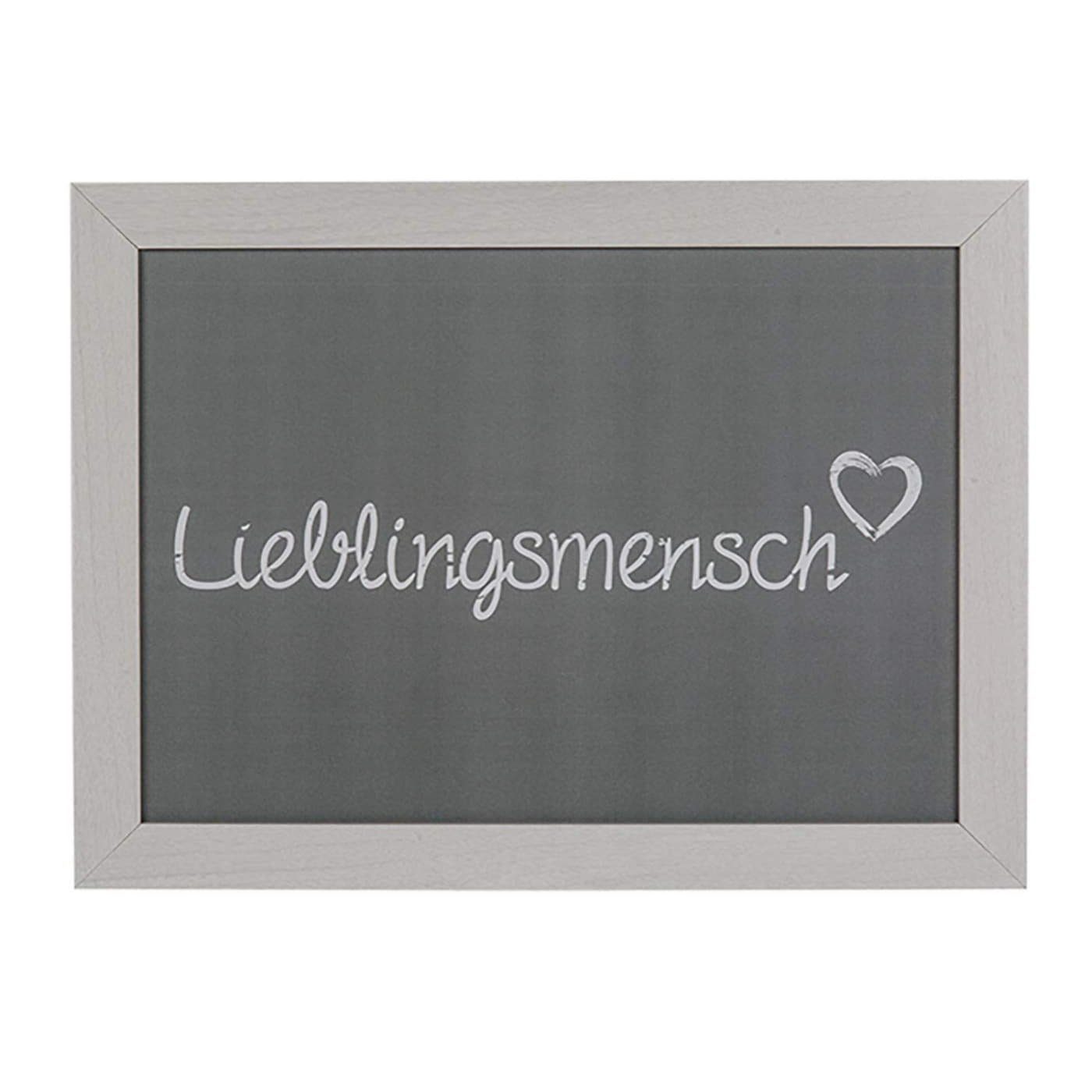 ReWu Tablett Kissentablett Lieblingsmensch, Holz, (1-tlg), Knietablett mit Kissen