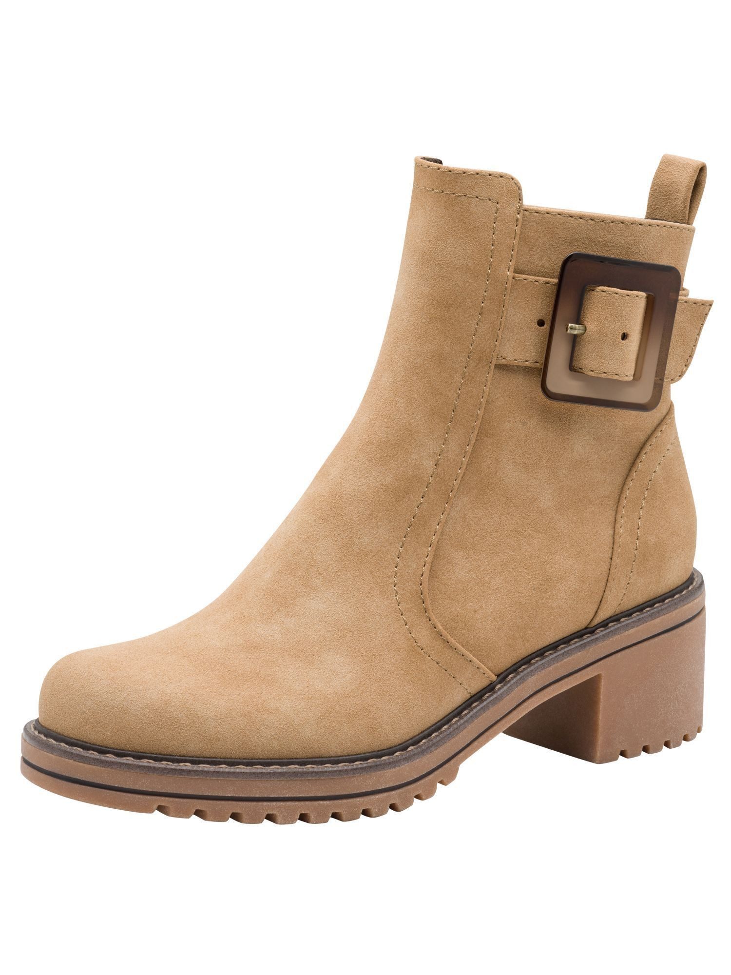 MARCO TOZZI Vegan, MT FEEL ME mit Blockabsatz Blockabsatz Stiefelette Vegan