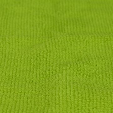 relaxdays Spültuch 100 x Mikrofasertücher 40x30 grün