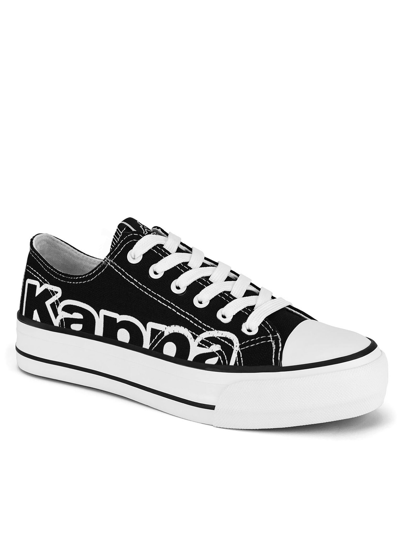 Kappa Kappa Sneakers aus Stoff Damen YL201409 Schwarz Sneaker günstig online kaufen