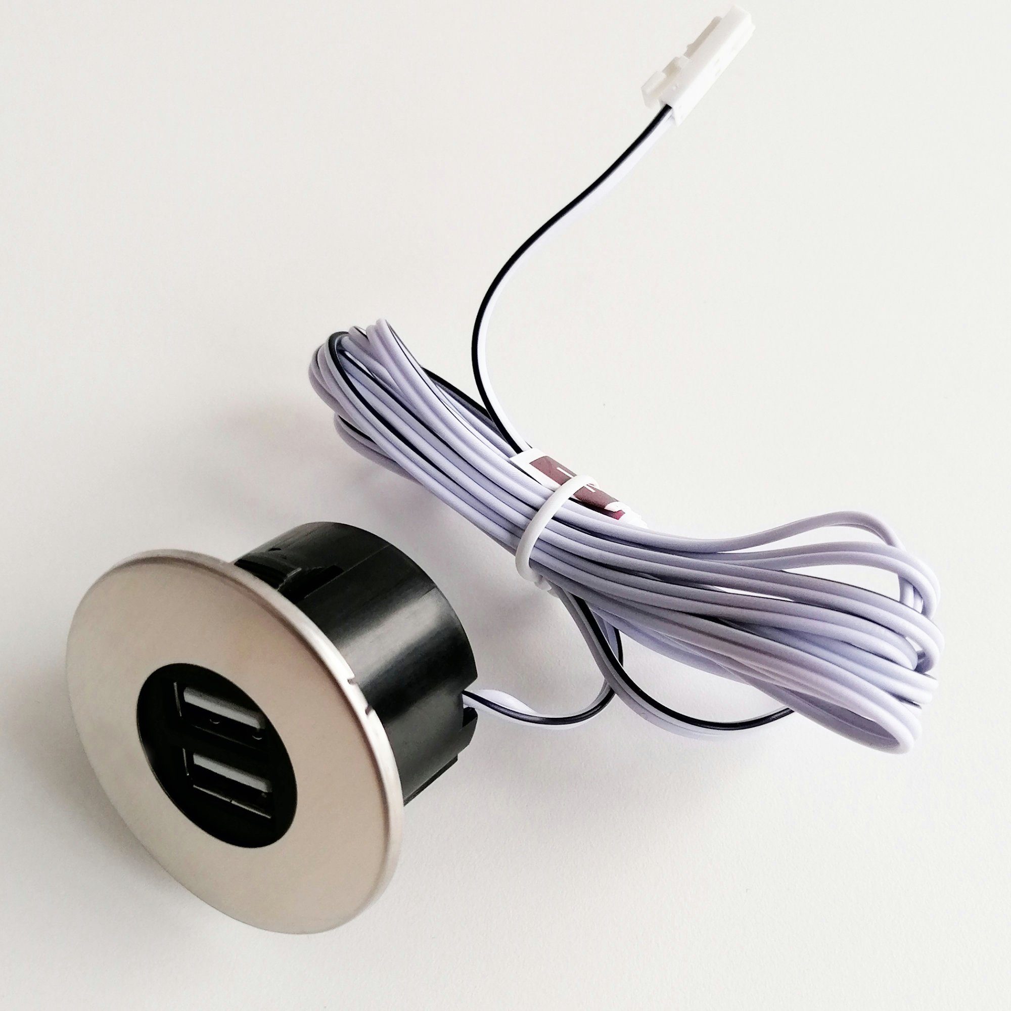 Auto Steckdose Dual USB Ladegerät Für 12V Buchse KFZ Einbau Wohnmobile  Wohnwage