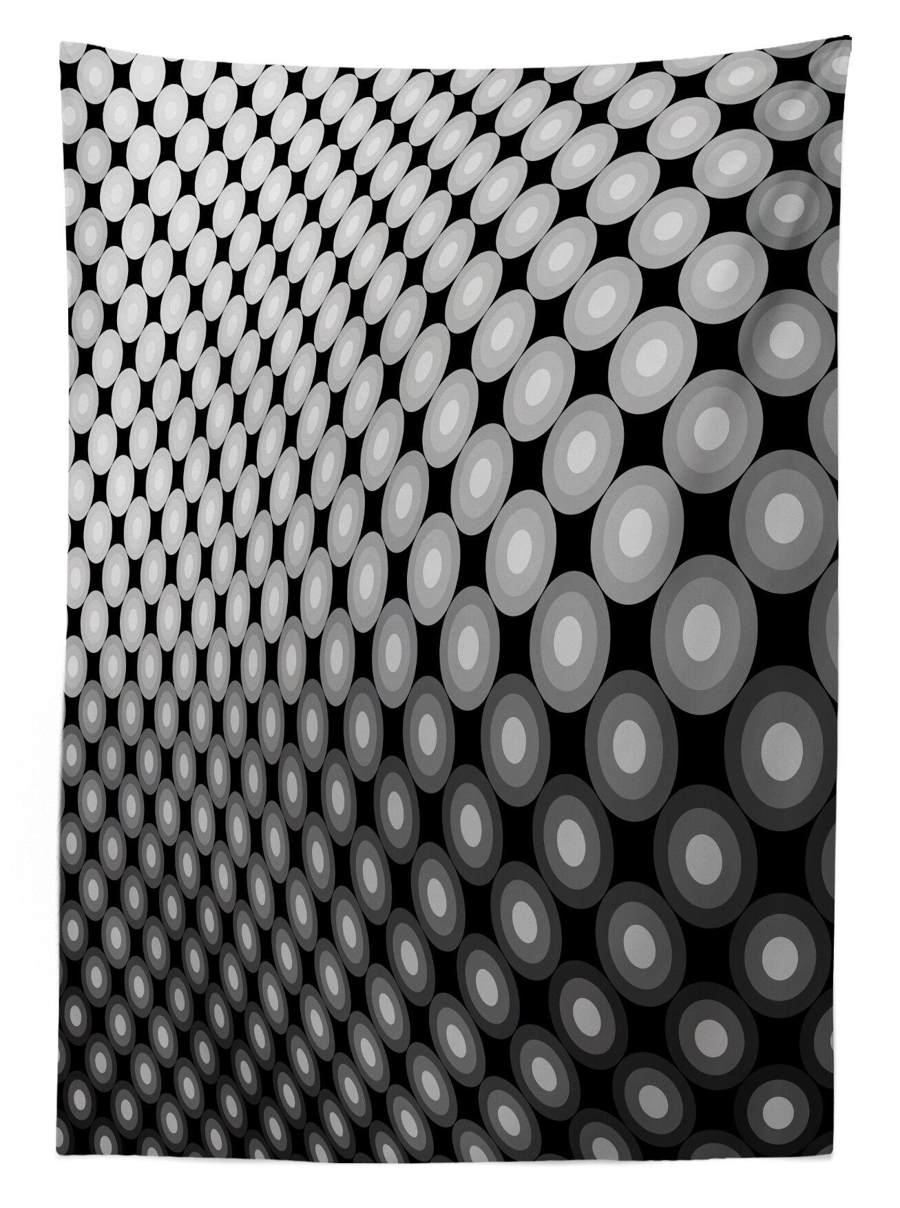 Abstrakt 3D Dots Farbfest Waschbar Mosaic Digital Bereich Tischdecke geeignet Abakuhaus Farben, Außen den Für Klare