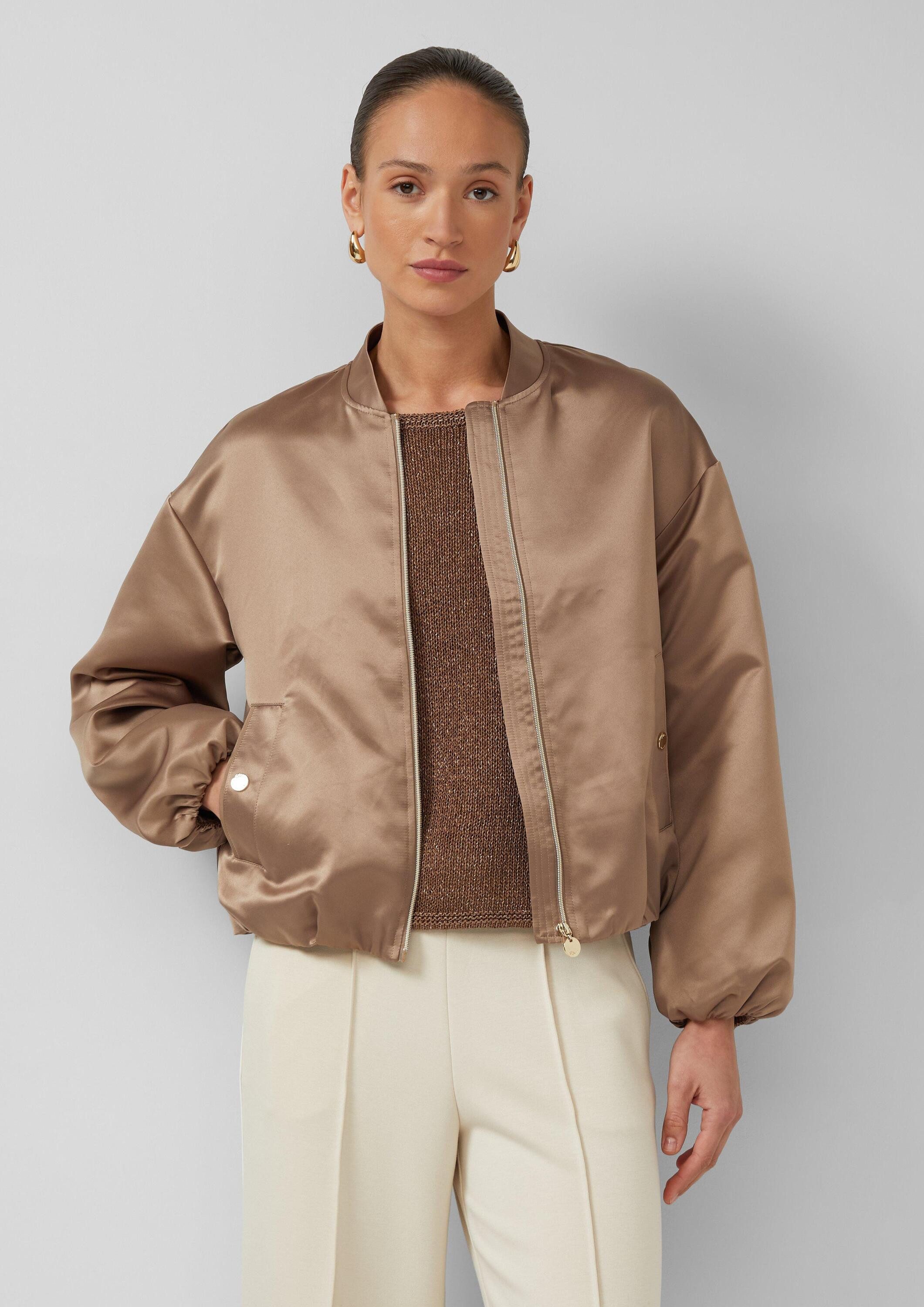s.Oliver Funktionsjacke Outdoor-Jacke Gefütterter Blouson aus Satin mit Gum günstig online kaufen
