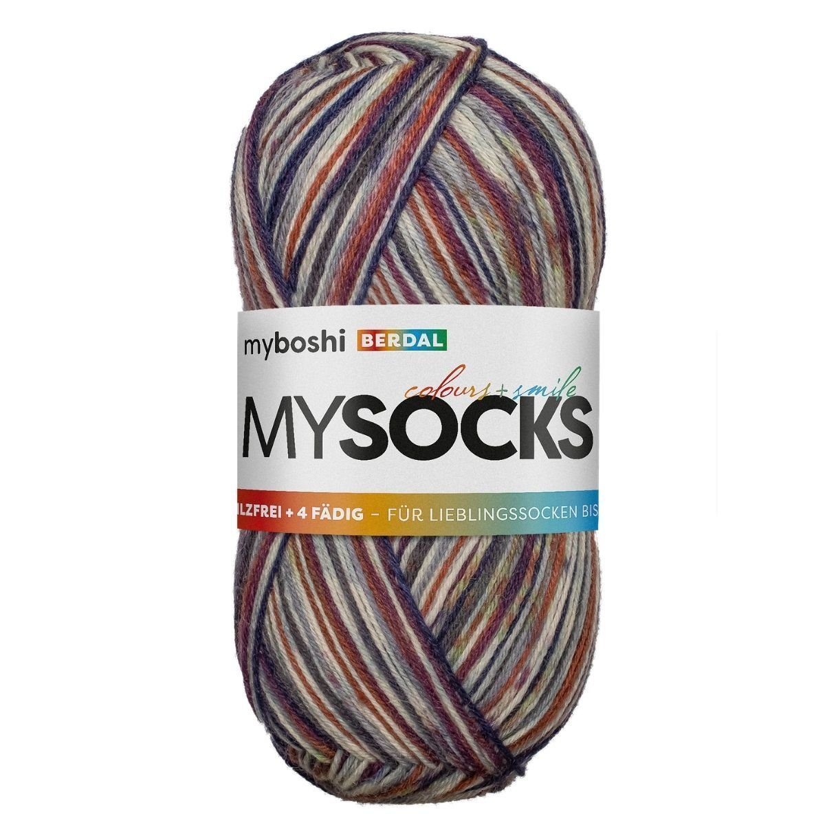 myboshi Sockenwolle myboshi mysocks, 75% Schurwolle, 25% Polyamid Häkelwolle