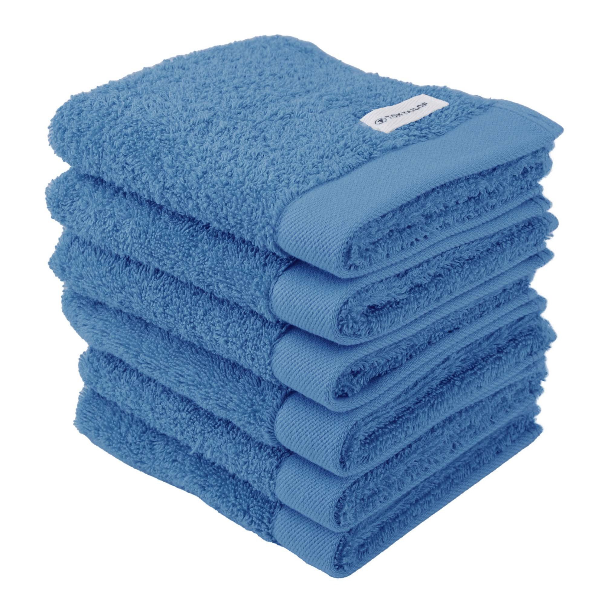 Gästehandtücher Unisex Gästetuch 6er Pack Baumwolle