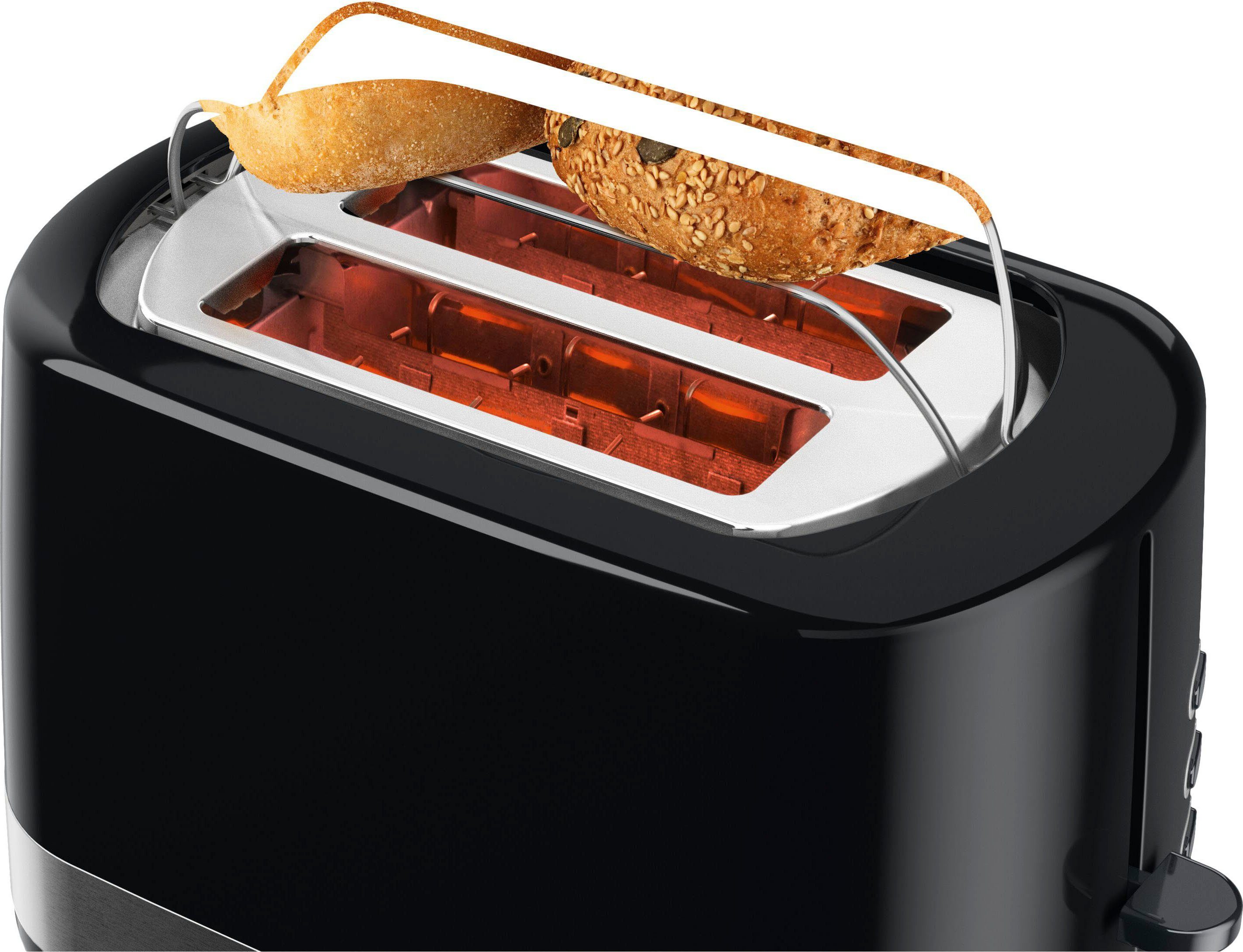 BOSCH Toaster TAT6A513, 2 W 2 800 Scheiben, Schlitze, für