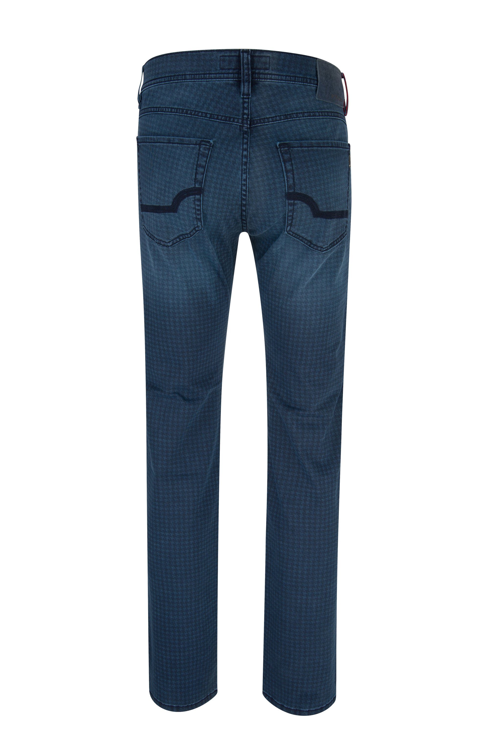 Herren Jeans Otto Kern 5-Pocket-Jeans OTTO KERN JOHN blue used patterned 67042 6700.6822