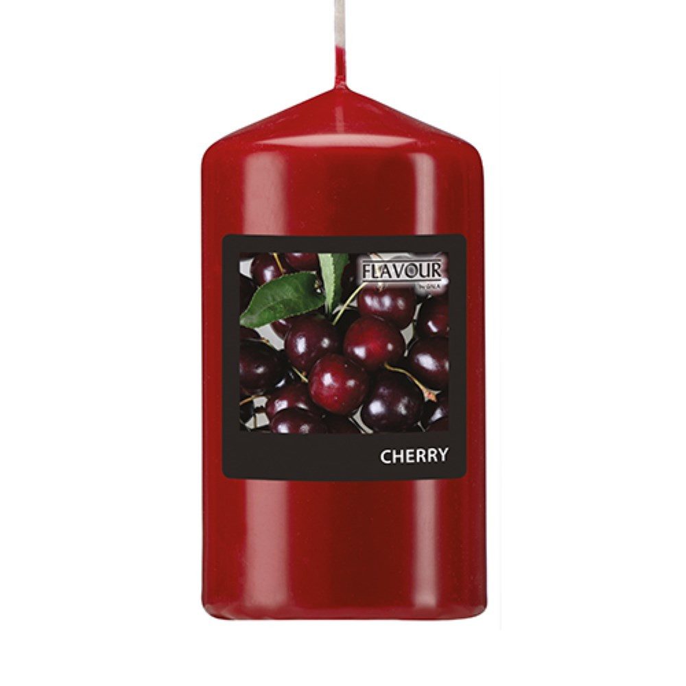 PAPSTAR Stumpenkerze "Flavour by GALA" Duft-Stumpenkerze Ø 58 mm · 110 mm bordeaux - Cherry