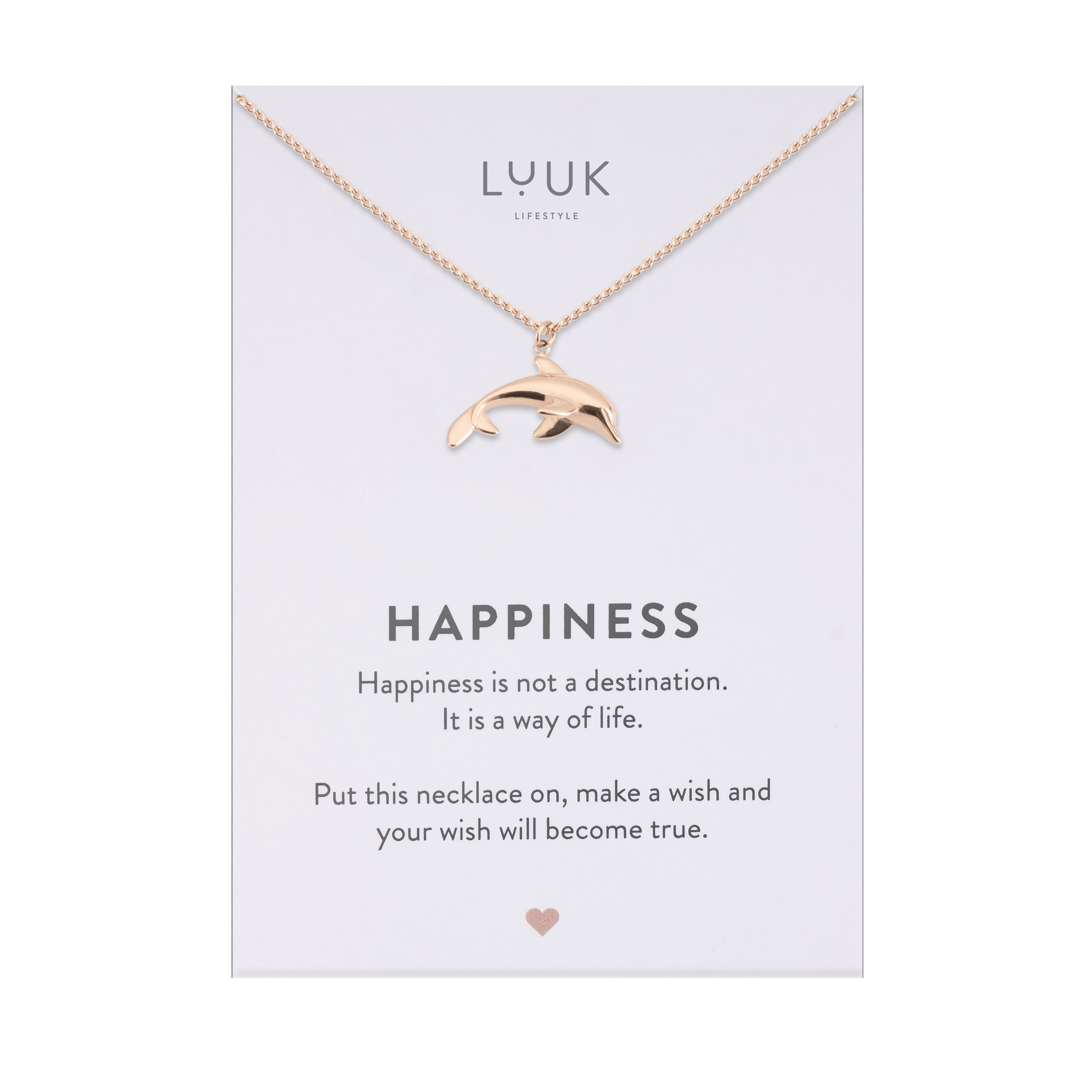 LUUK LIFESTYLE Kette mit Anhänger Delfin, günstig online kaufen