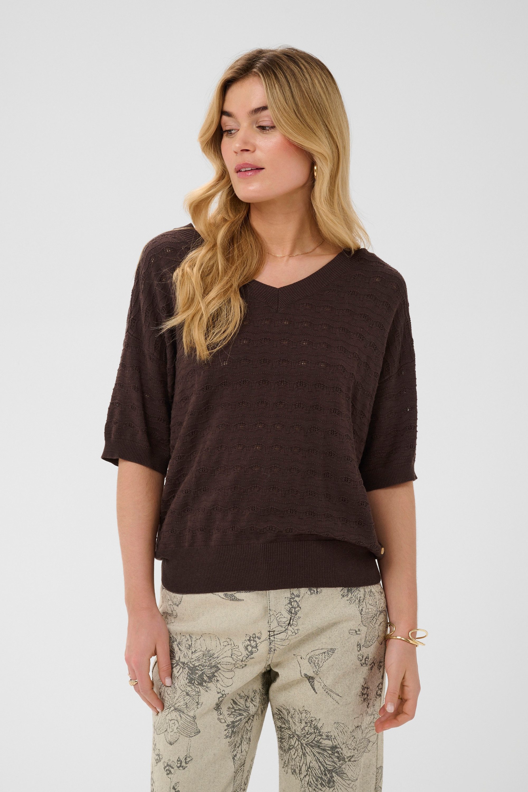 Cream Strickpullover Strickpullover CRAnnali