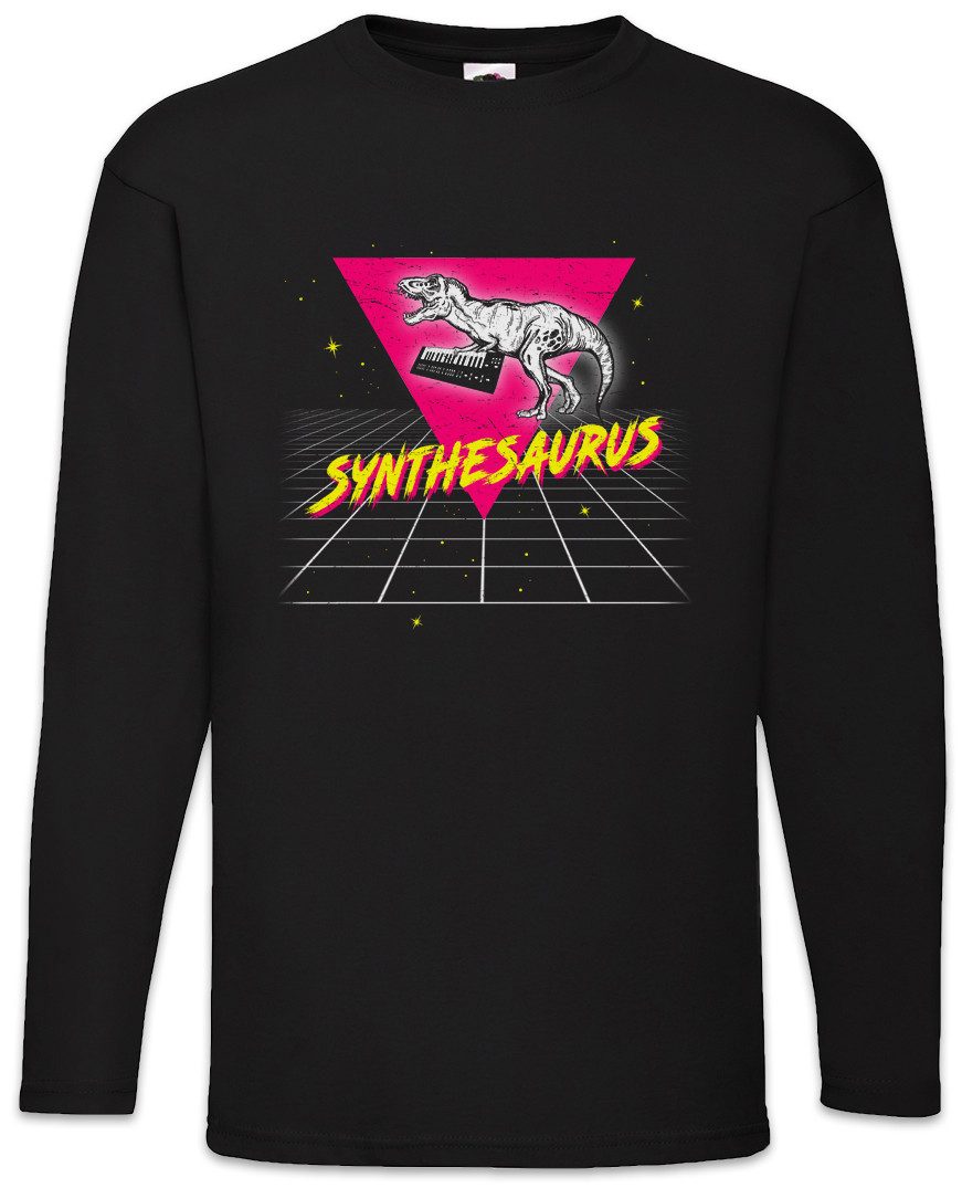 Langarmshirt Synthesaurus I Langarm T-Shirt Synthesizer Electro Techno LFO Musik