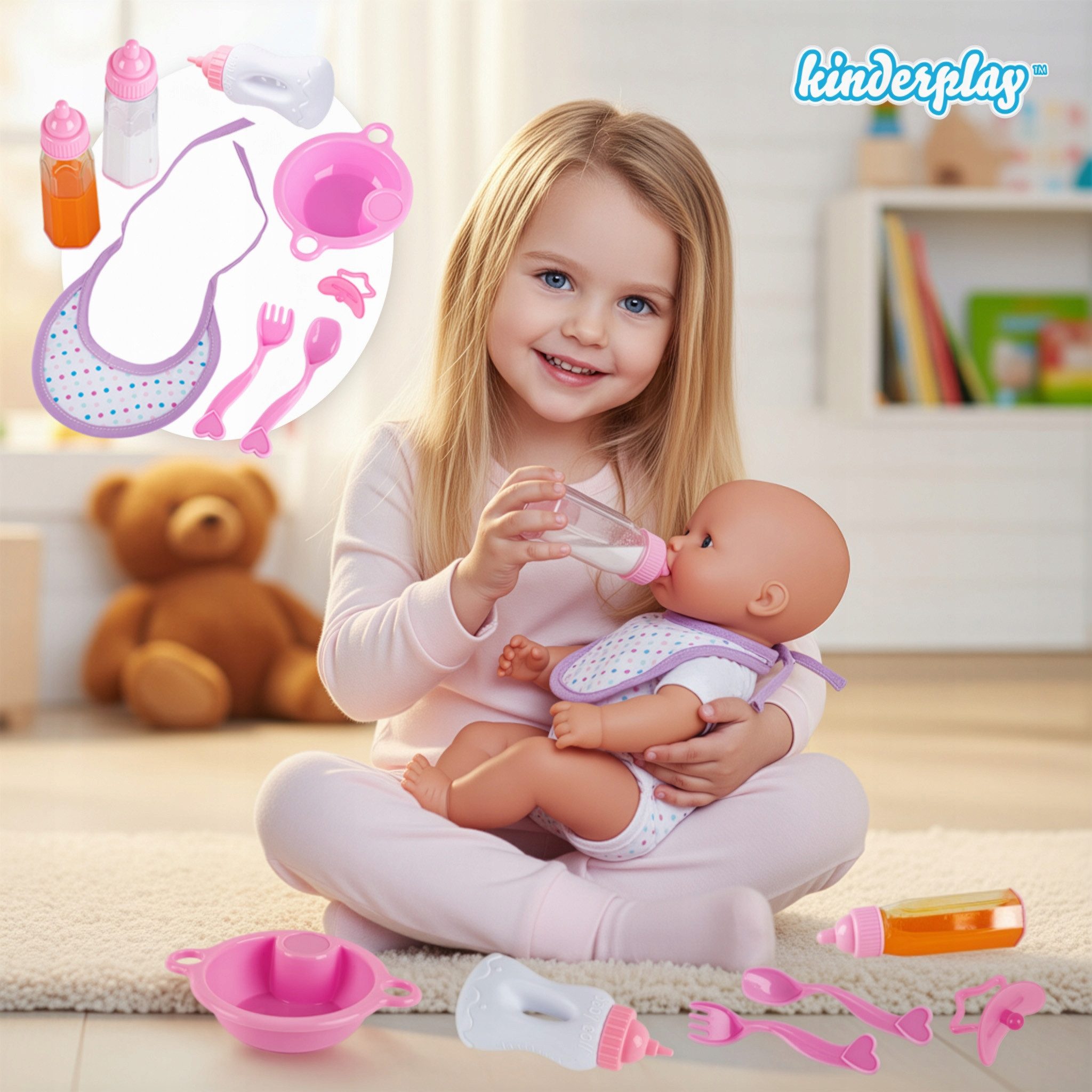 Kinderplay Dolls & Strollers Puppen Schnuller Fütter-Set für Puppen – Magis günstig online kaufen