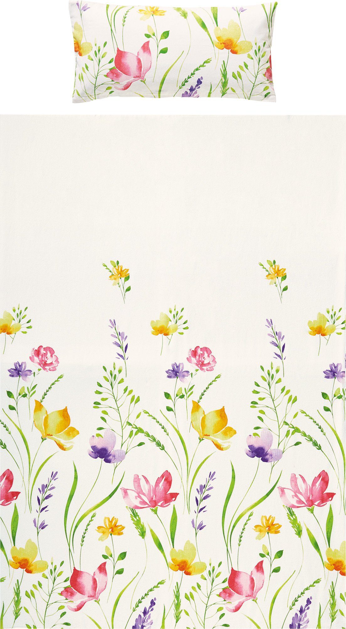 REDBEST Bettwäsche Bettwäsche, Baumwolle, Blumen günstig online kaufen