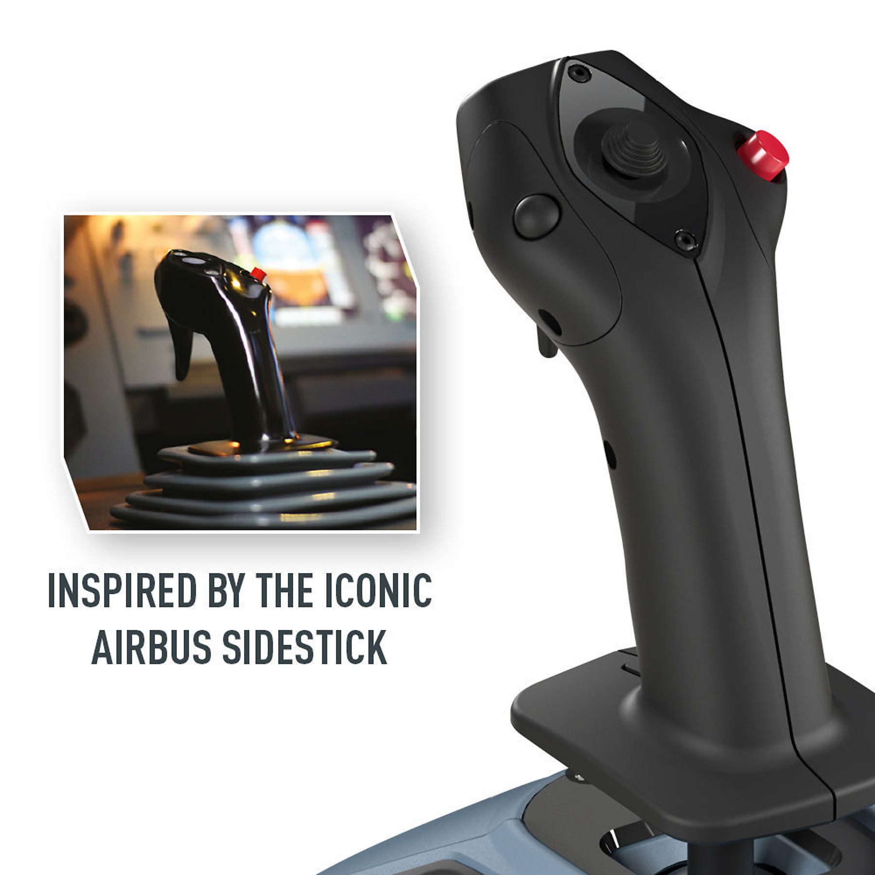 Thrustmaster TCA Officer Pack - Airbus Edition - Flight Simulator PC Joystick (Joystick und Gaspedal)