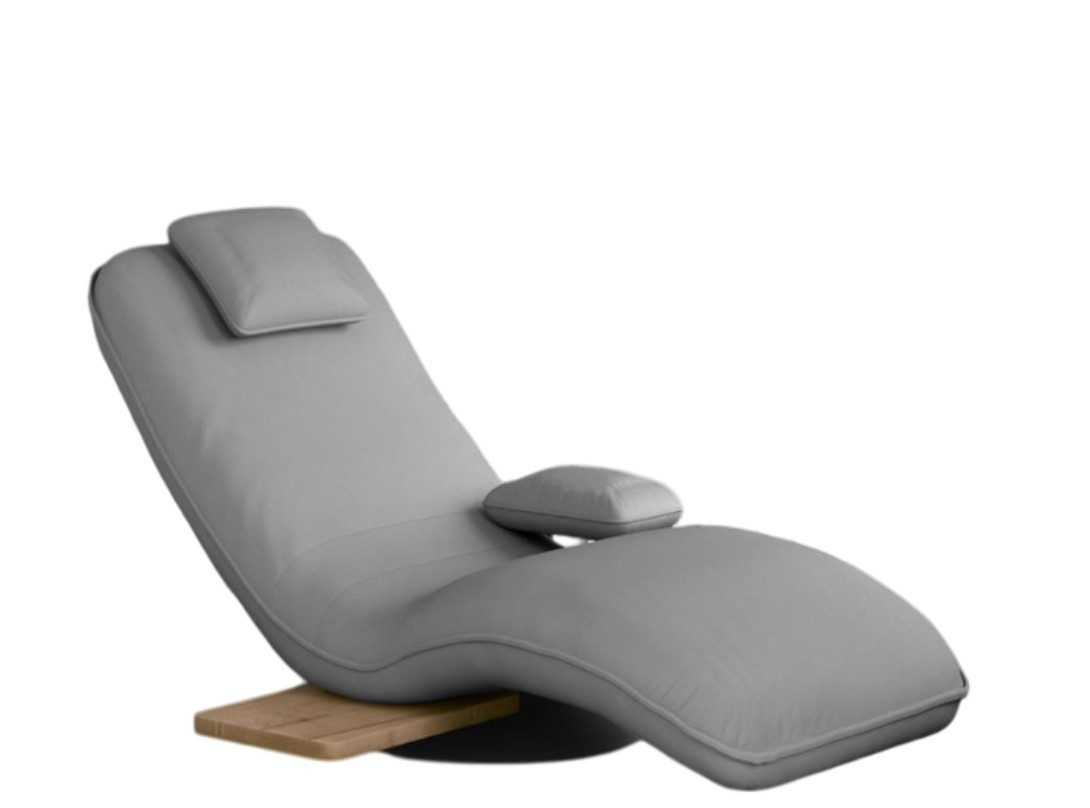 Xlmoebel Chaiselongue Stoffliege mit Relaxfunktion in modernem Design, Hergestellt in Europa