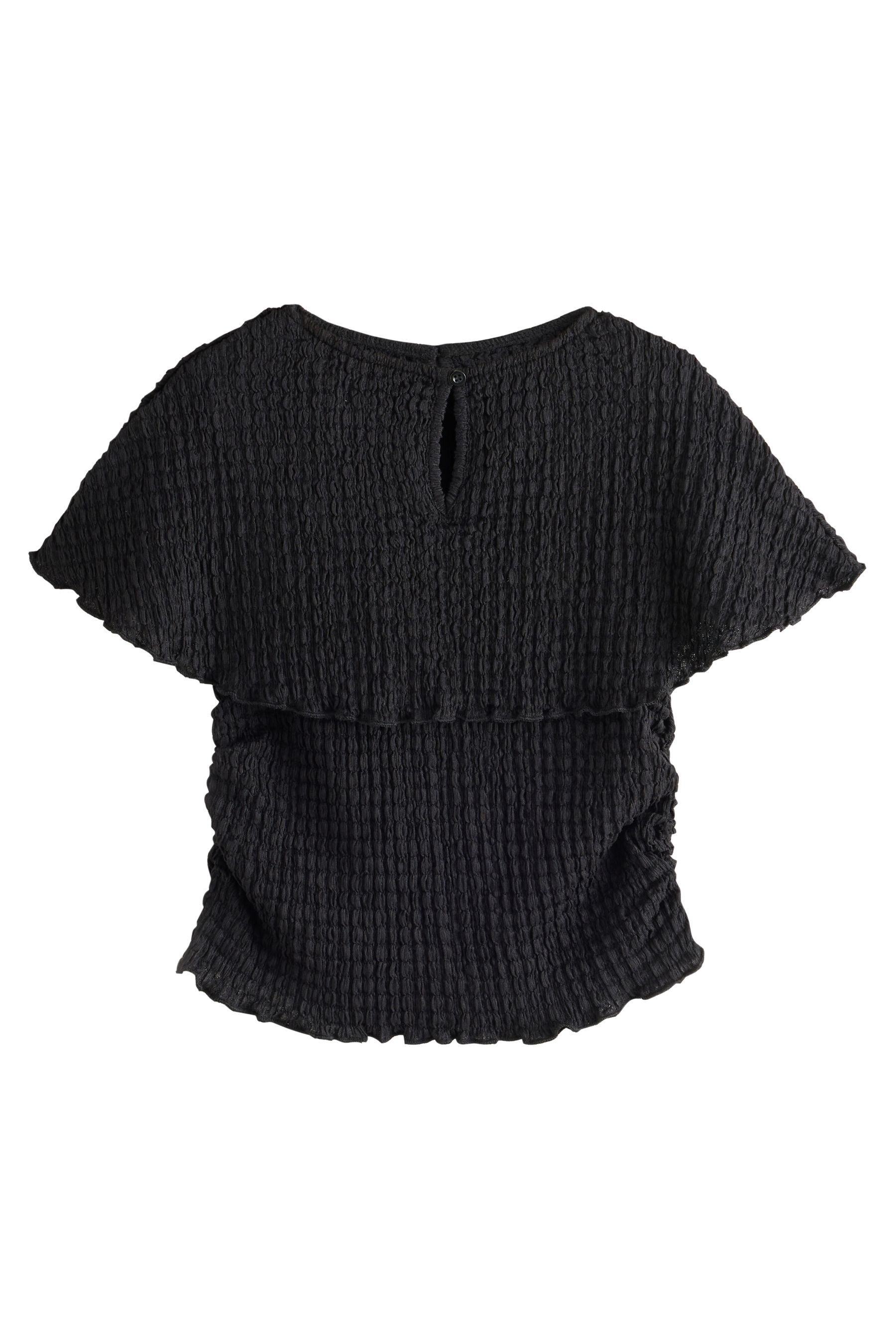 Next T-Shirt Strukturiertes Cape-Oberteil (1-tlg)