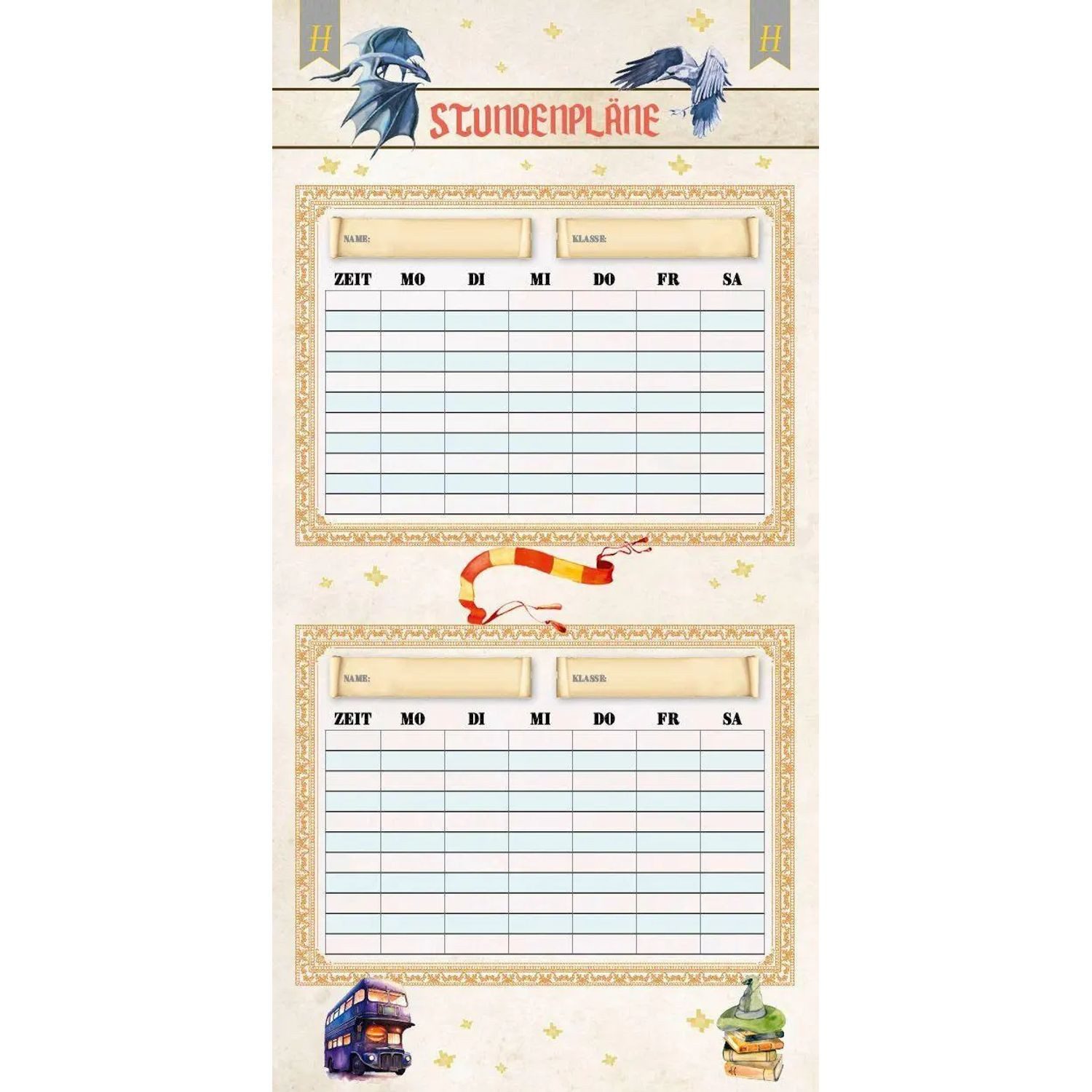 Edition Lempertz Wandkalender Der große inoffizielle Familienplaner für Potterheads Kalender 2027 – Bild 2 von 5