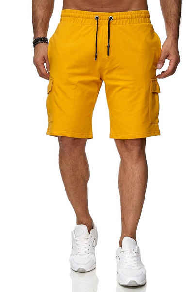 Reslad Sweatshorts Reslad Kurze Hose Herren Cargo Bermuda Шорты Jogginghose Sport-Hose (1-tlg) Sweatshorts Jogginghose mit Cargo-Taschen