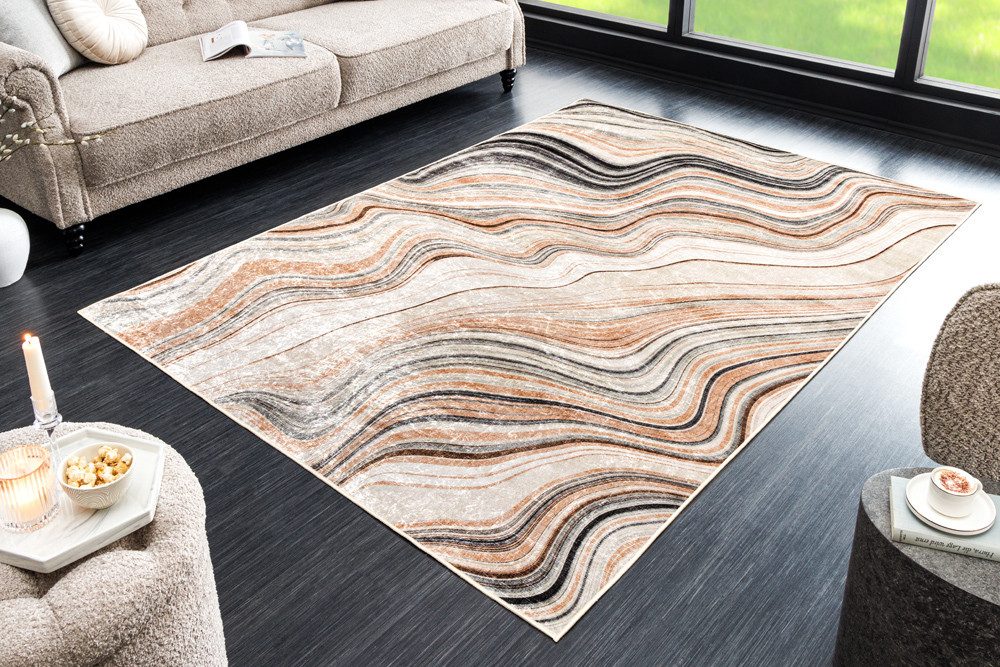 riess-ambiente Designteppich EARTH 230x160cm beige grau günstig online kaufen