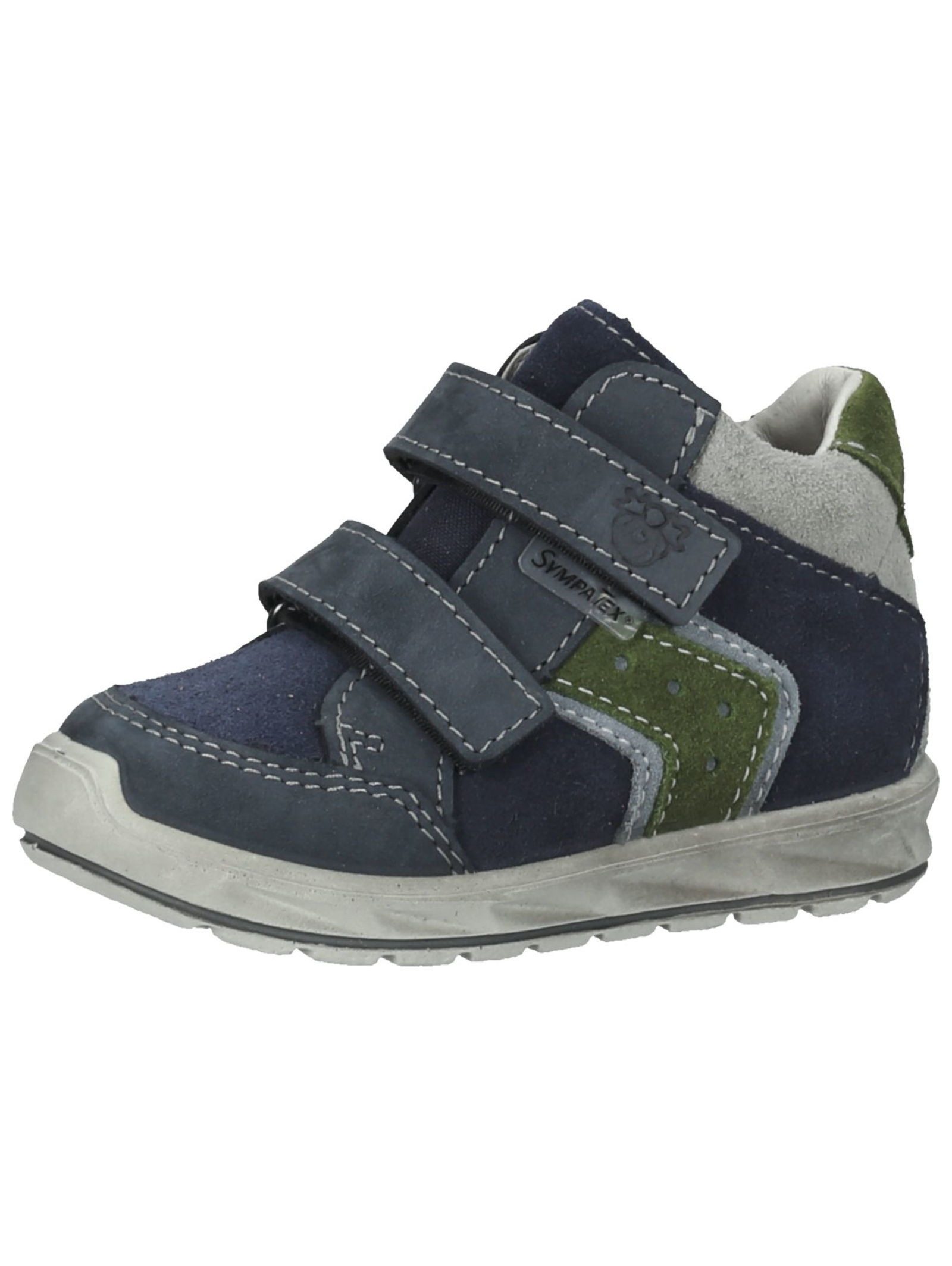 Halbschuhe Leder/Textil . Klettschuh