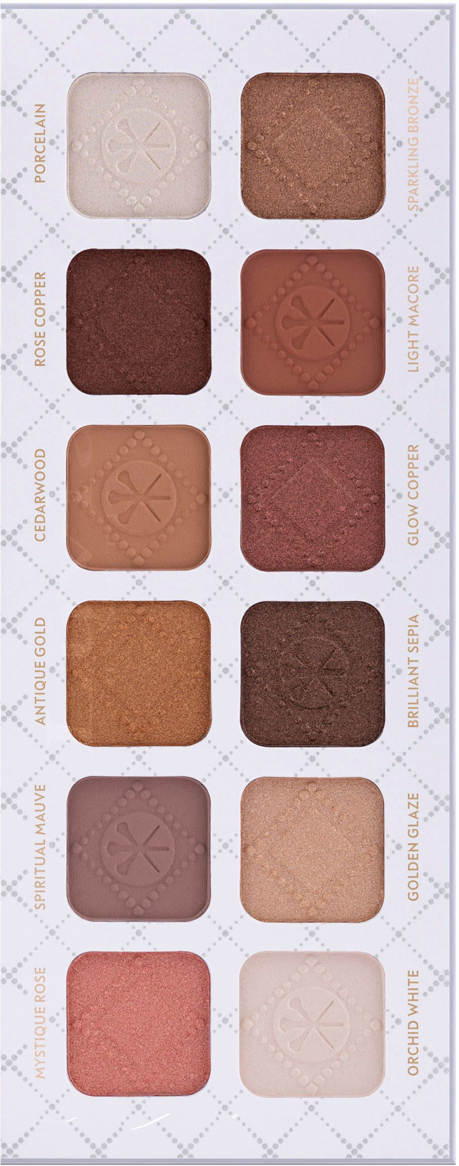 Luvia Cosmetics Lidschatten-Palette Karmaflage, Matt und schimmernd, hochpigmentiert, müheloses Verblenden.