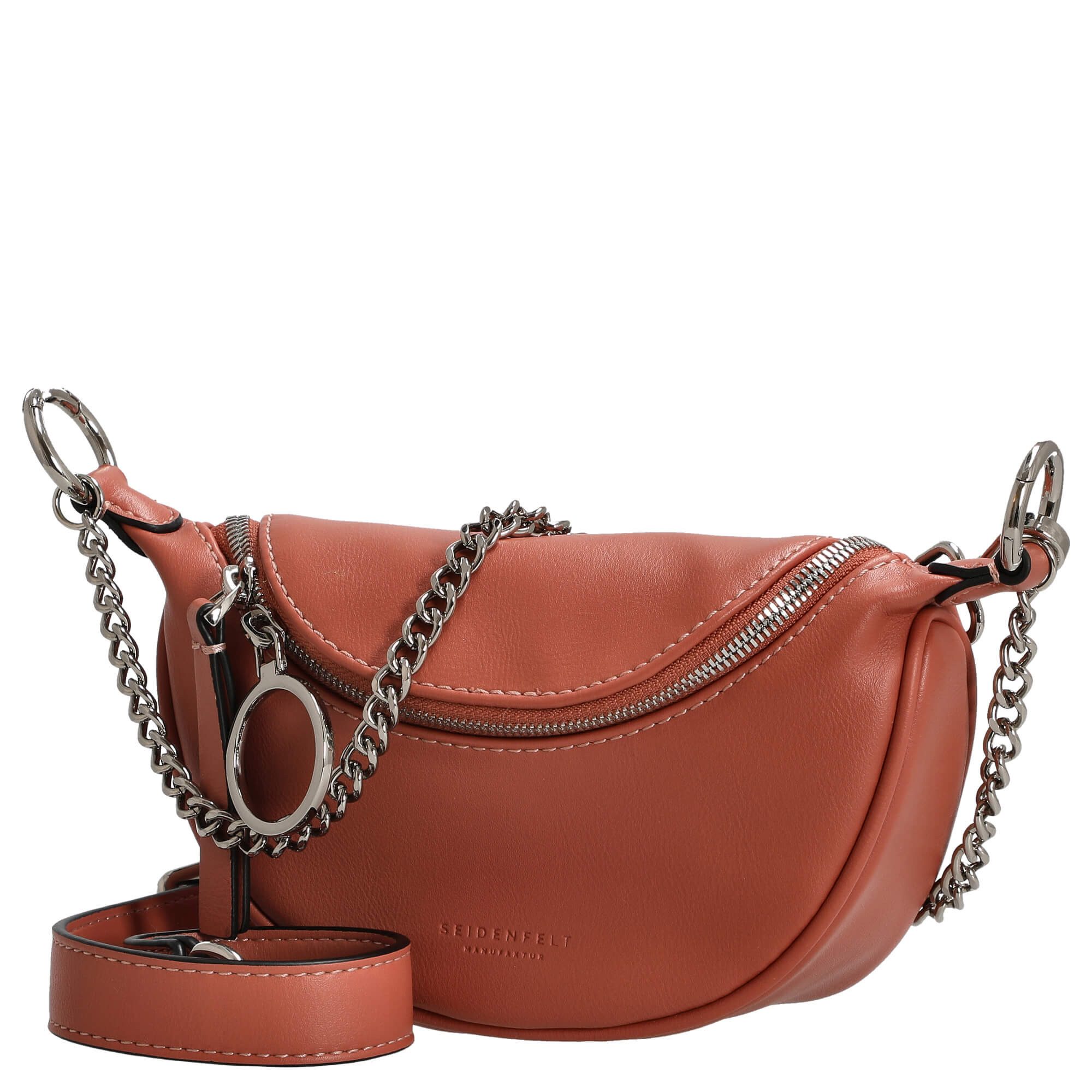 Seidenfelt Manufaktur Umhängetasche Skien II - Schultertasche 19 cm (dark blush)