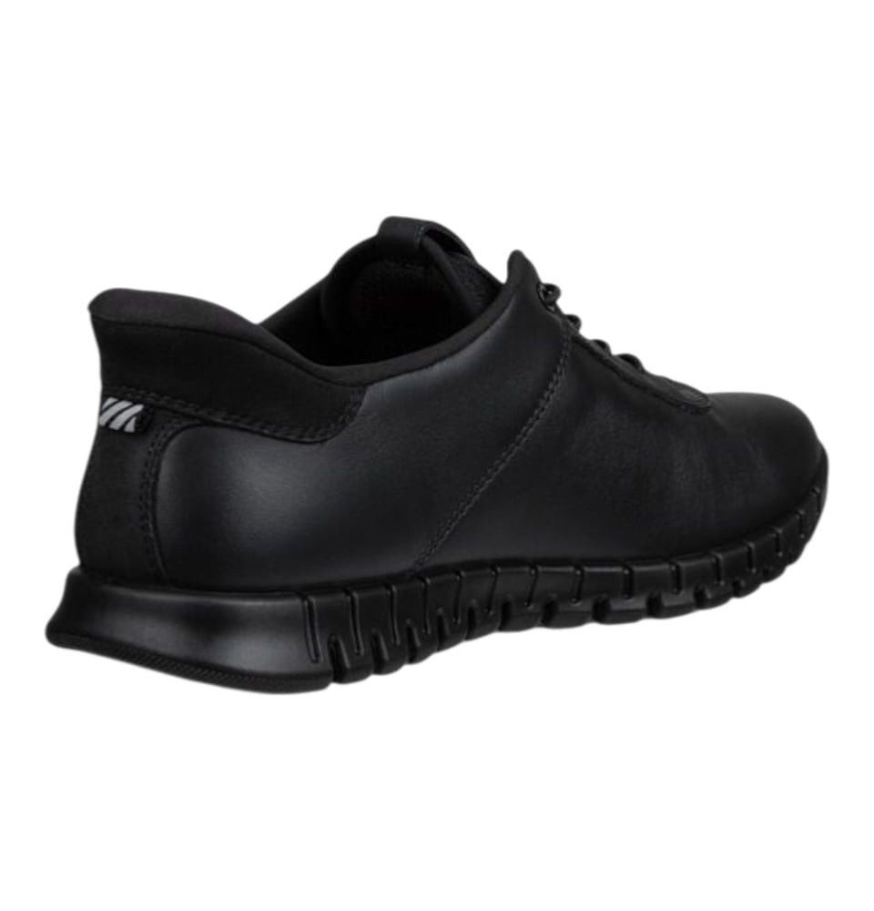 Ecco Gruuv Lite (Vollnarbenleder) schwarz Damen Sneaker günstig online kaufen
