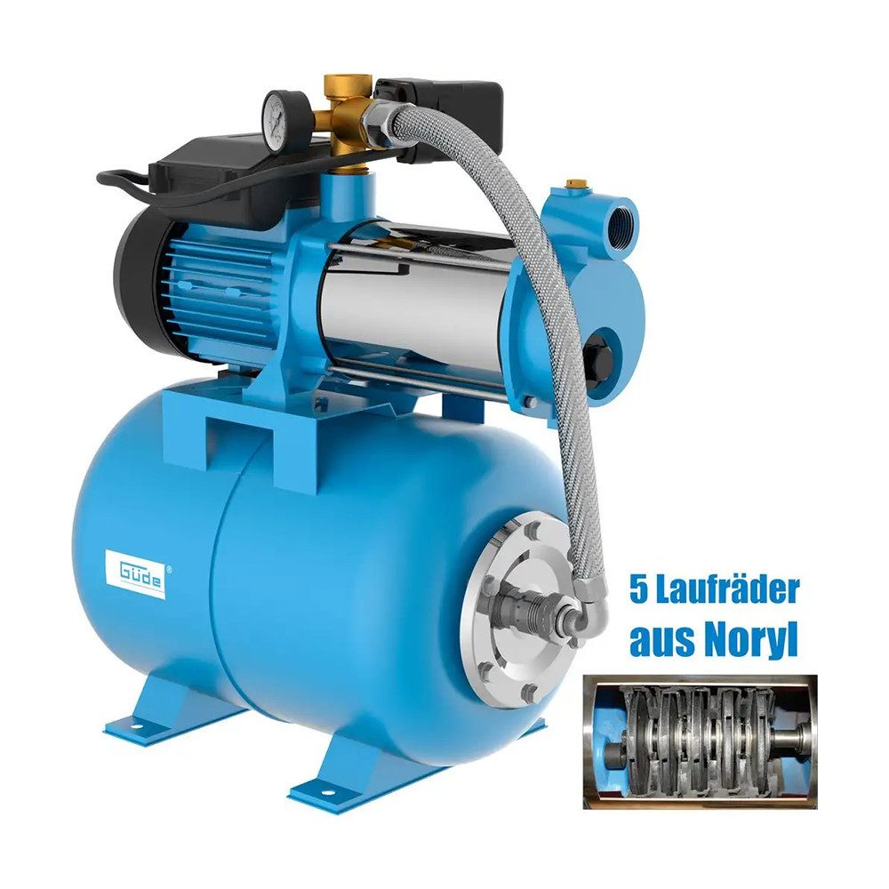 Güde Hauswasserwerk Güde Hauswasserwerk MP 120/5A 24 LT 230V 1300W 5.400 l/h