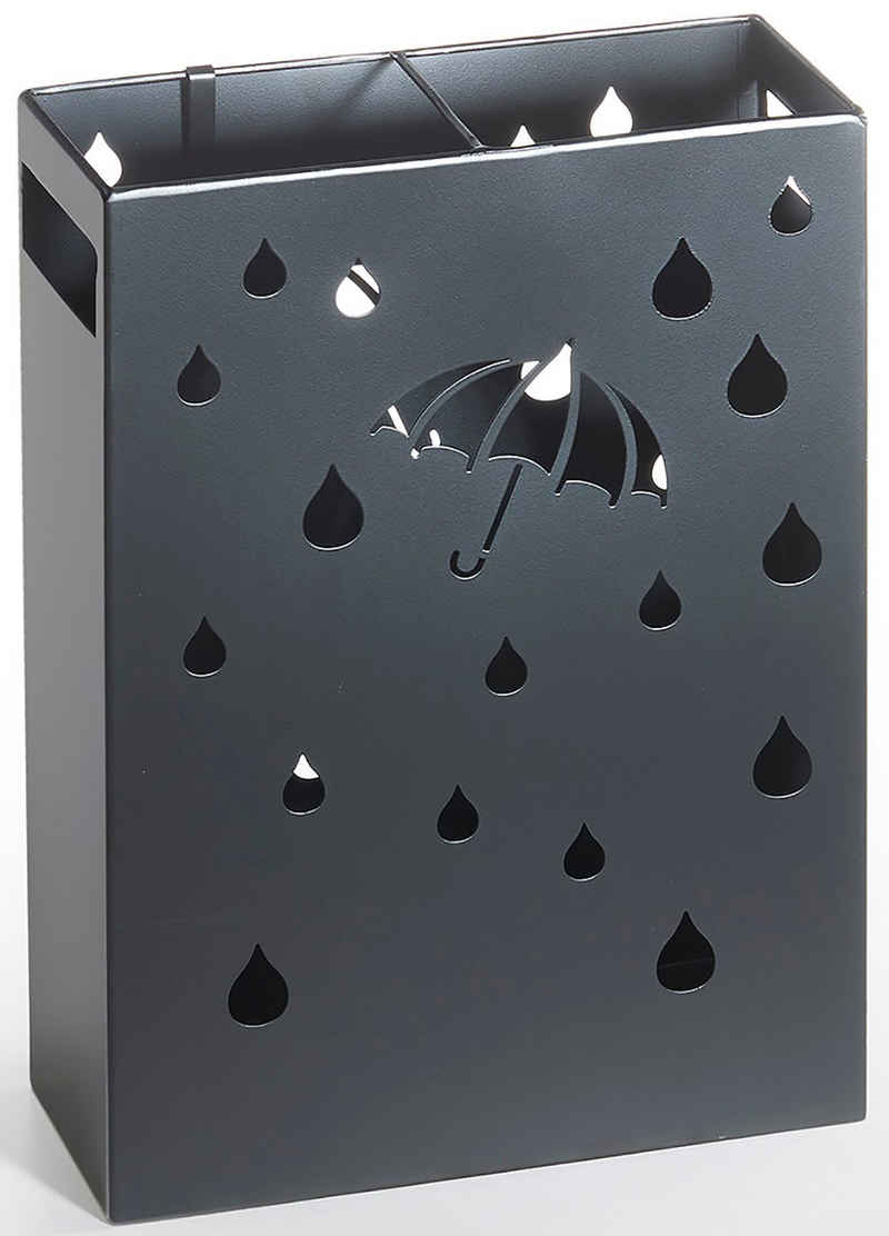 Kobolo Schirmständer »Regenschirmständer UMBRELLA aus Metall schwarz«