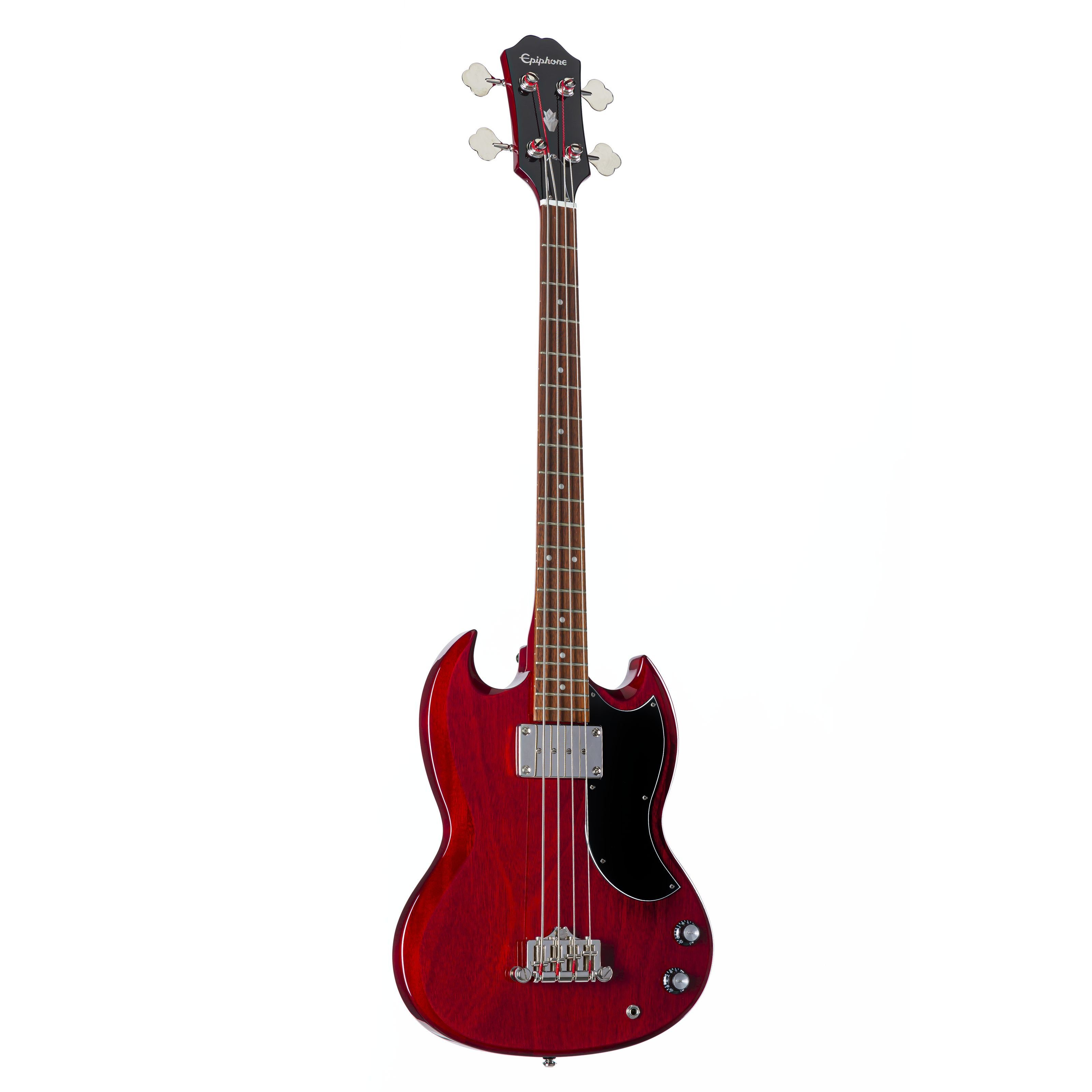 Epiphone E-Bass, EB-0 Cherry, E-Bässe, 4-Saiter E-Bässe, EB-0 Cherry - E-Bass