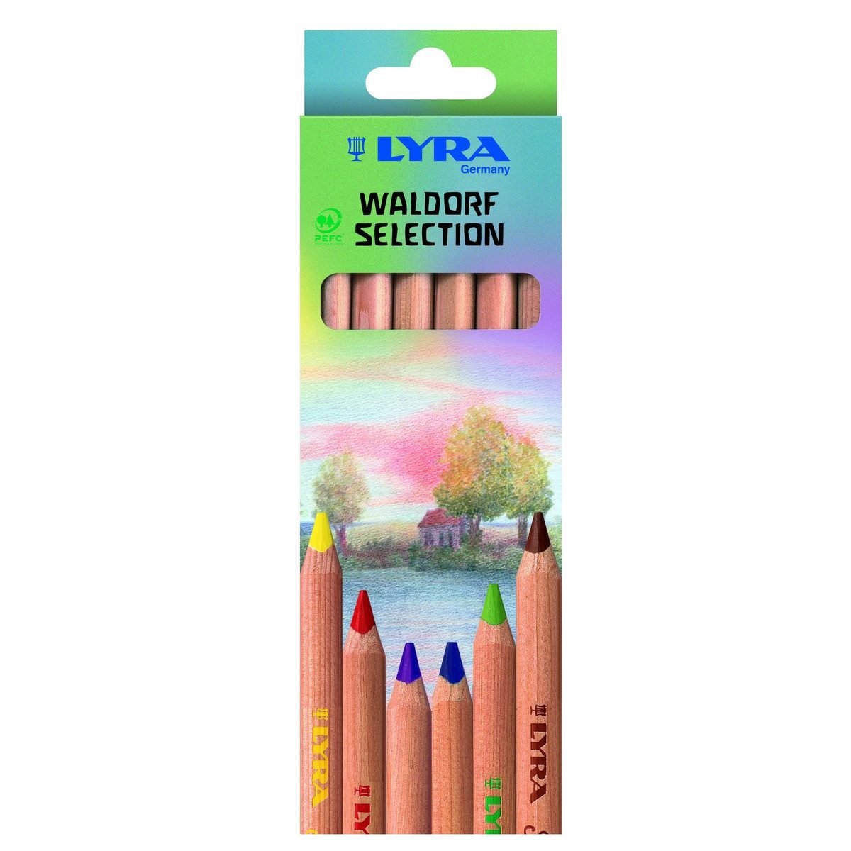 LYRA Buntstift LYRA Buntstifte Waldorf Selection 6 Stück Kartonetui