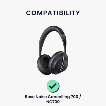 kwmobile 2x Ohr Polster für Bose Noise Cancelling 700 / NC700 Ohrpolster (Ohrpolster Kopfhörer - Kunstleder Polster für Over Ear Headphones)