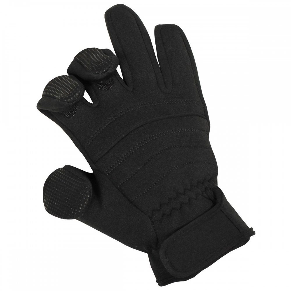 MFH Neoprenhandschuhe Fingerhandschuhe, Combat, Neopren, schwarz - S Daumen günstig online kaufen