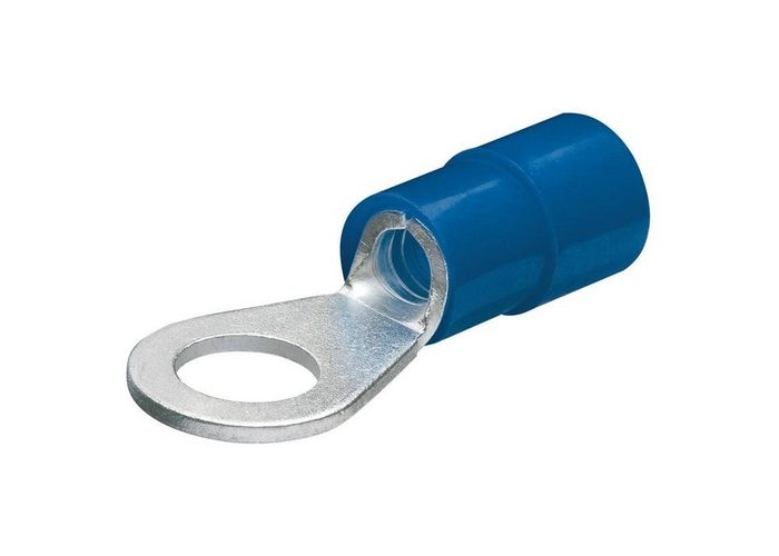 Knipex Crimpzange Kabelschuh DIN 46237 Querschnitt 1 5 - 2 5 mm² Flanschloch 8 blau f.Kabelquerschnitt 1 5-2 5mm2