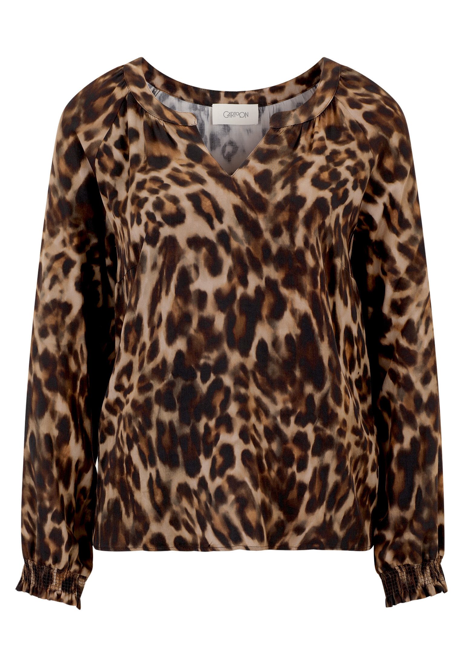 Cartoon Schlupfbluse Damen mit Muster