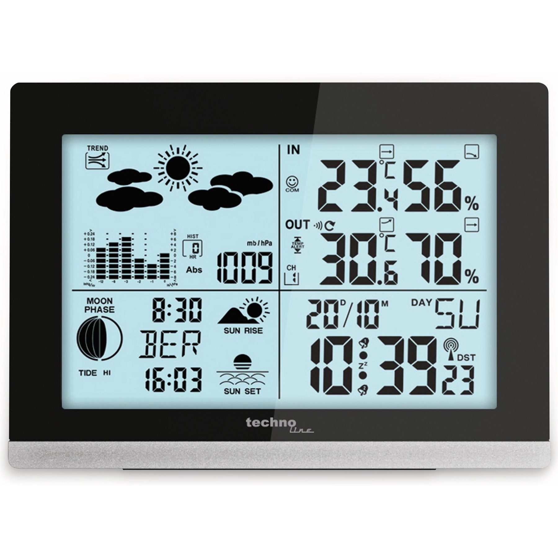 Wetterstation TECHNOLINE Funk-Wetterstation WS 6762