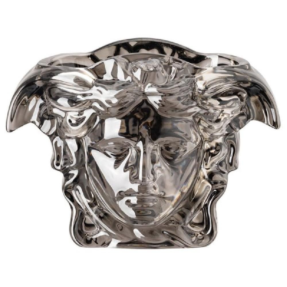 Versace Dekovase by Rosenthal Vase Medusa Grande Schwarzes Glas (19cm)